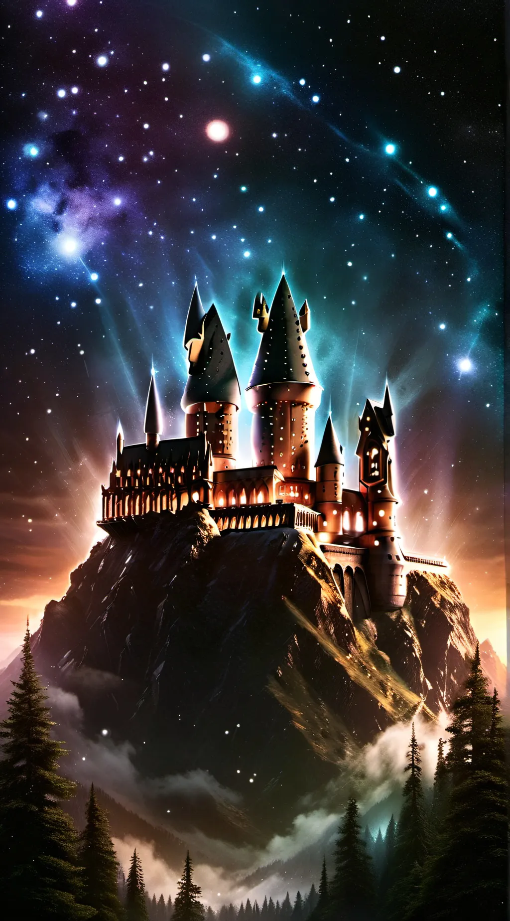 ai character: Hogwarts🫶 background