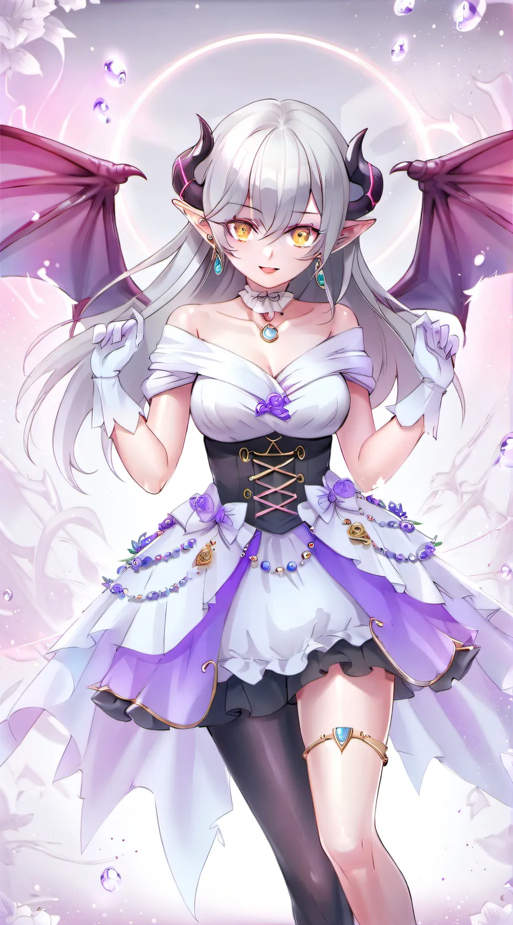 ai character: Lovely background