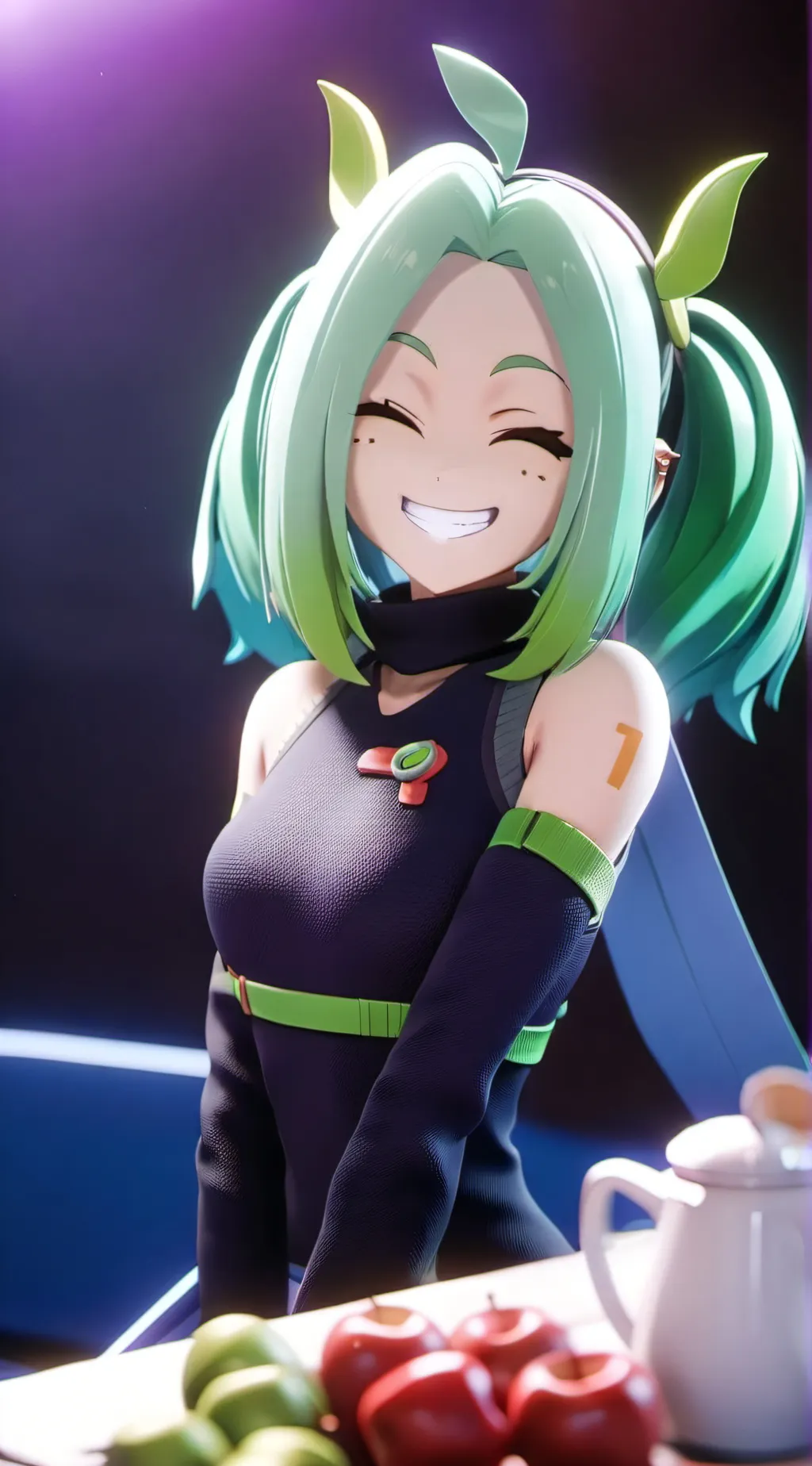 ai character: Martsie  background