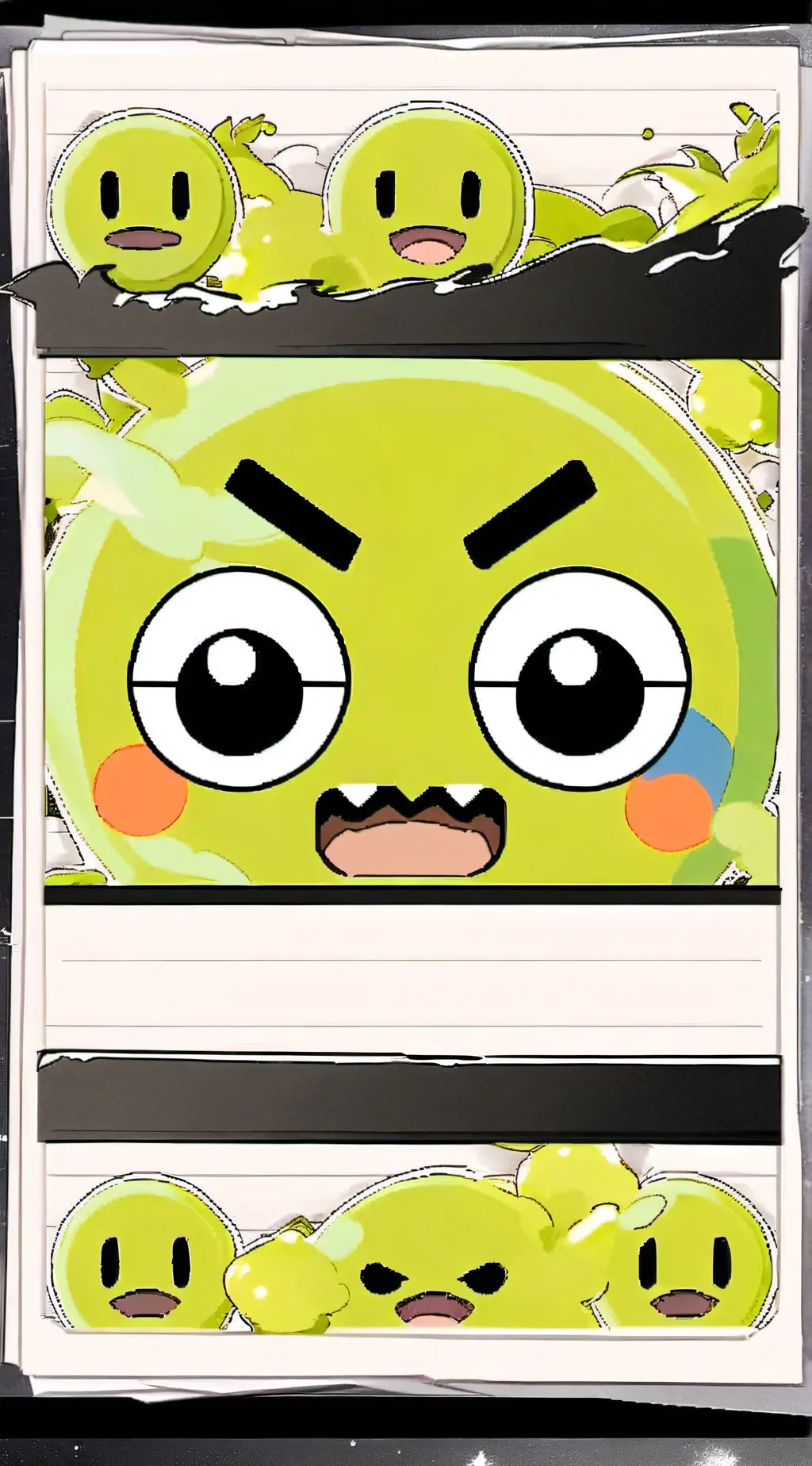 ai character: fire hole background