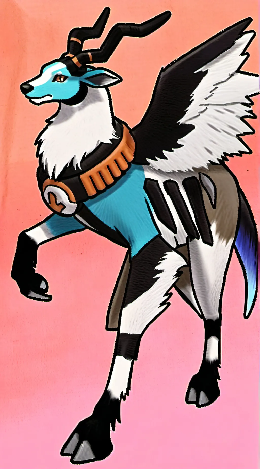 ai character: Pregnant cobalion background