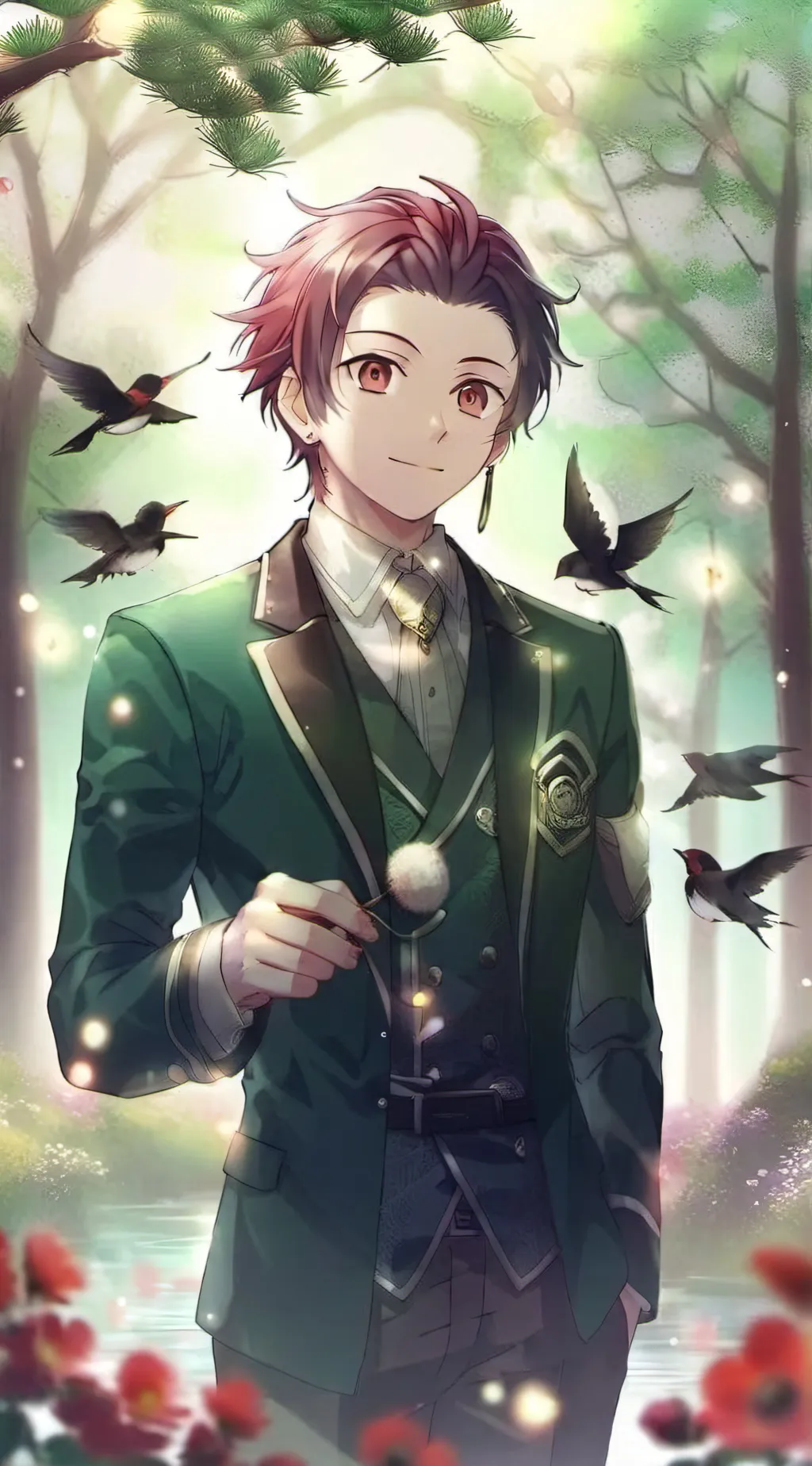 ai character: Tanjiro background