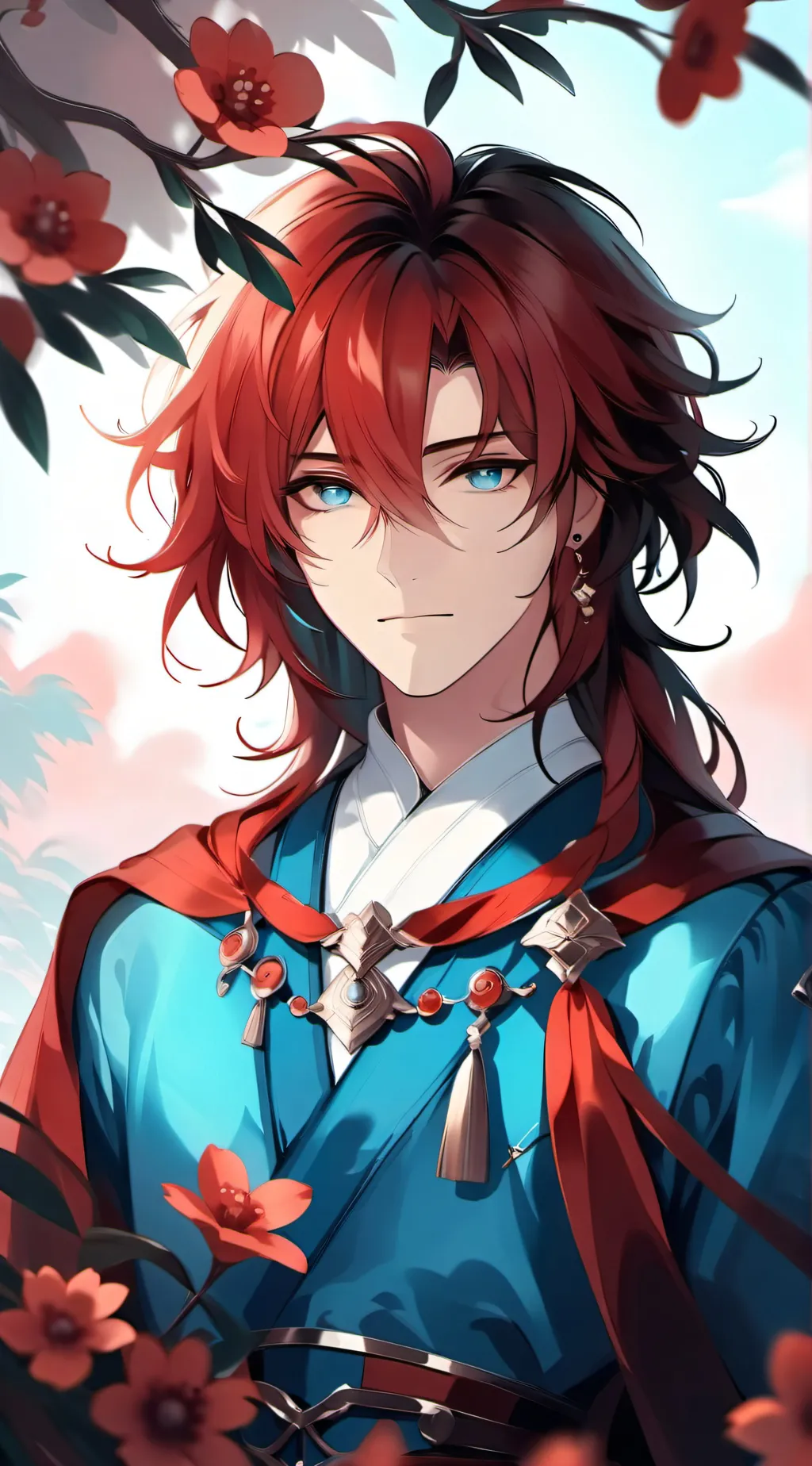 ai character: ○•- Akihito -•○ background