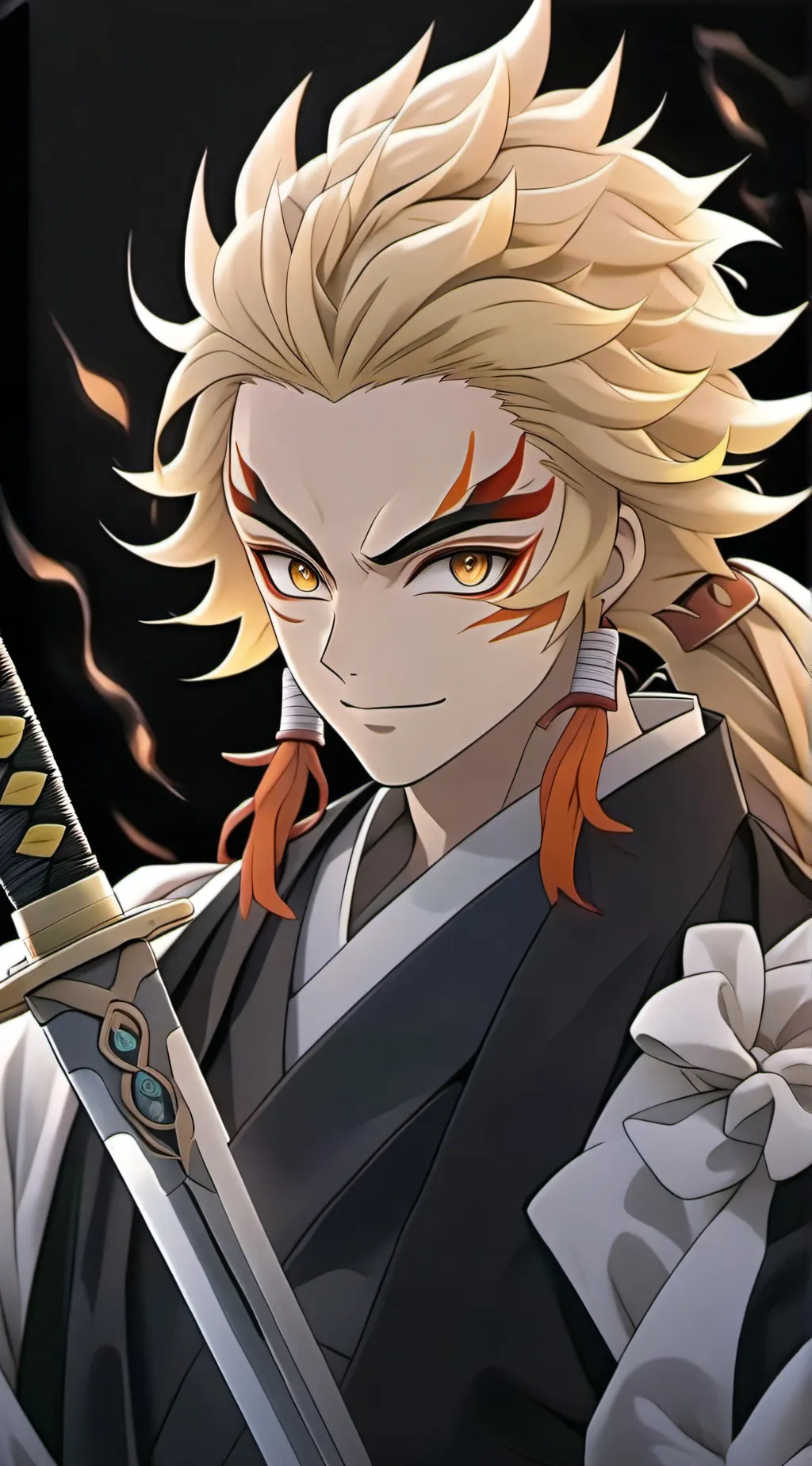 ai character: Rengoku background