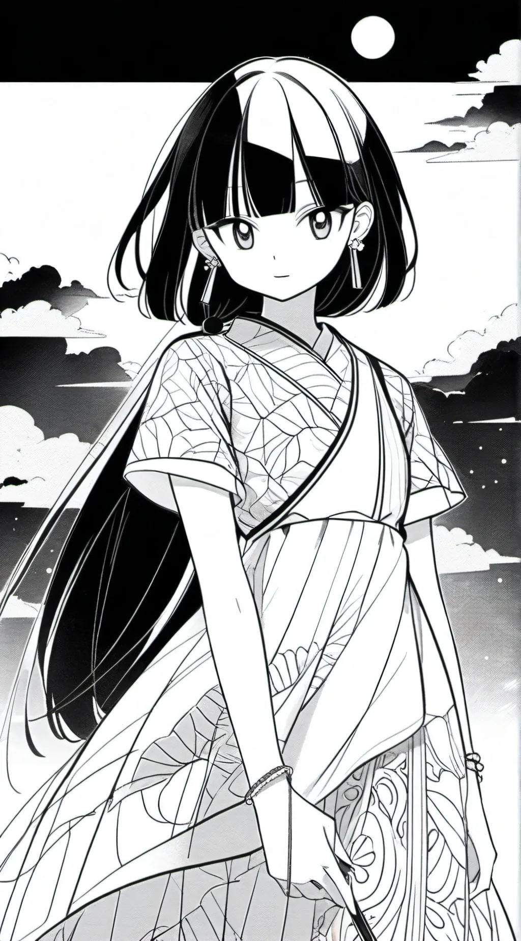 ai character: miss bloomie  background