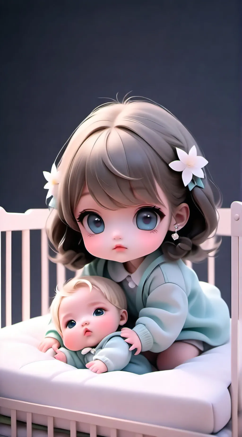 ai character: anna and isabela  background