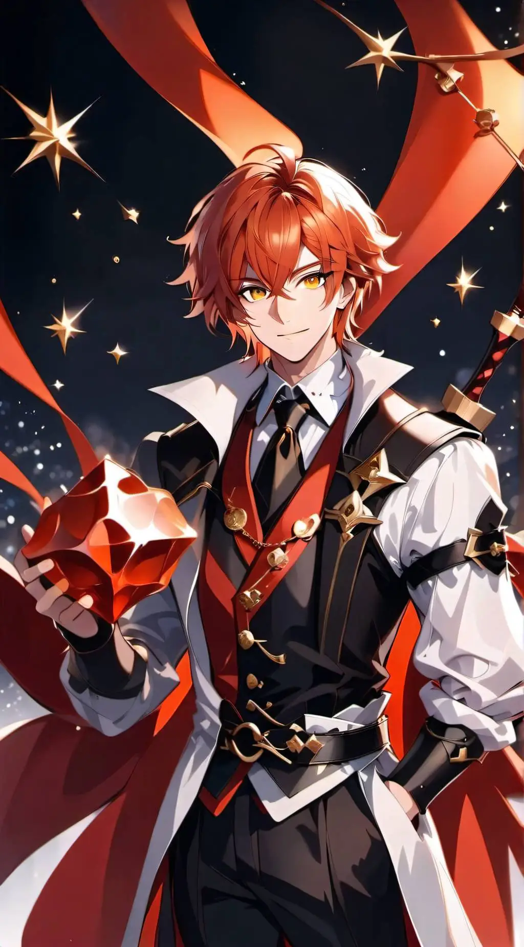 ai character: Aka  background