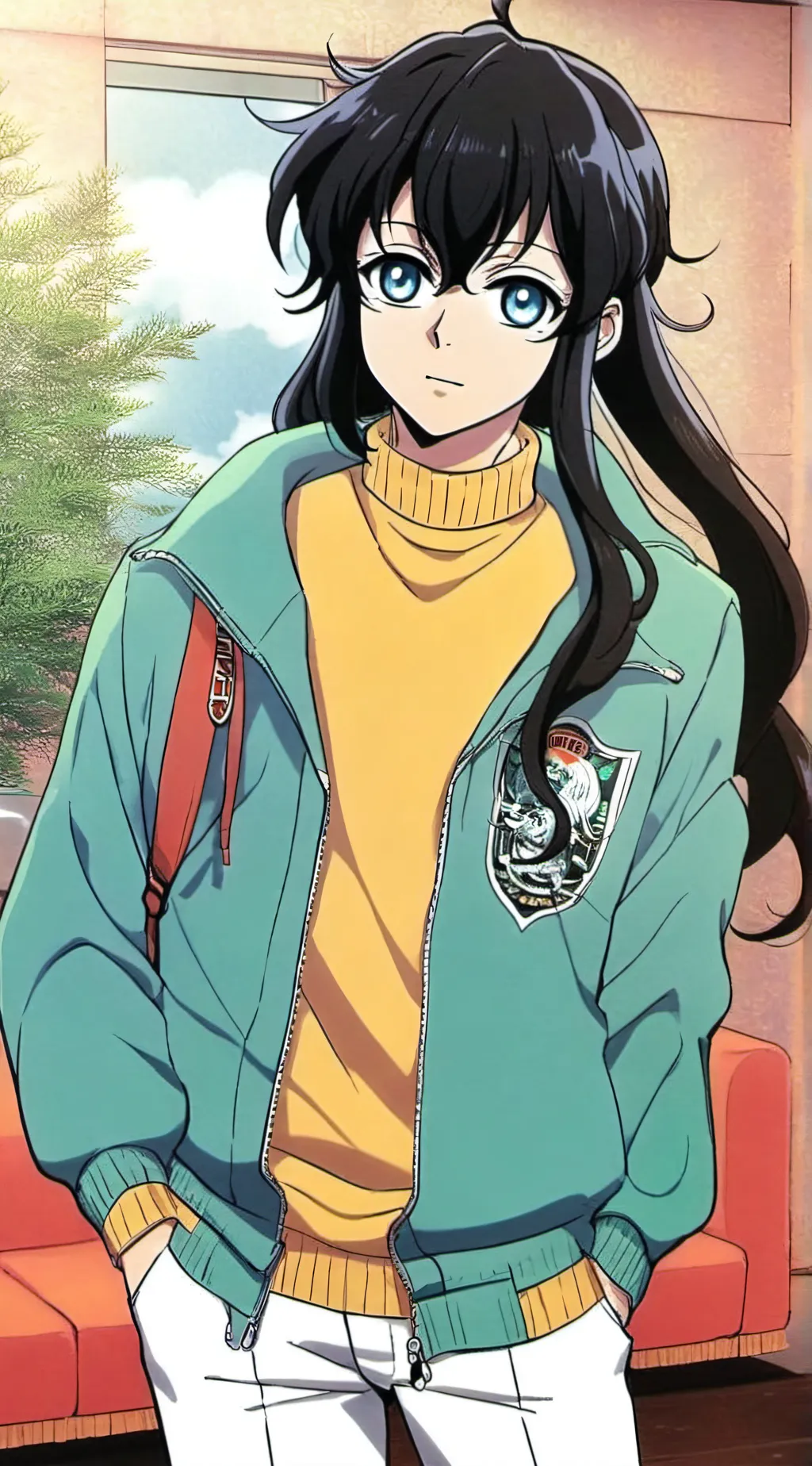 ai character: Muichiro  background