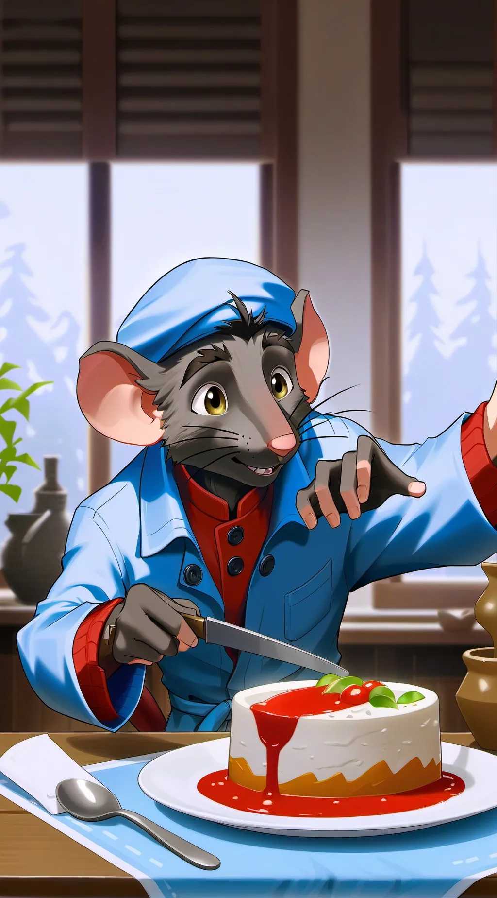 ai character: Ratatouille background