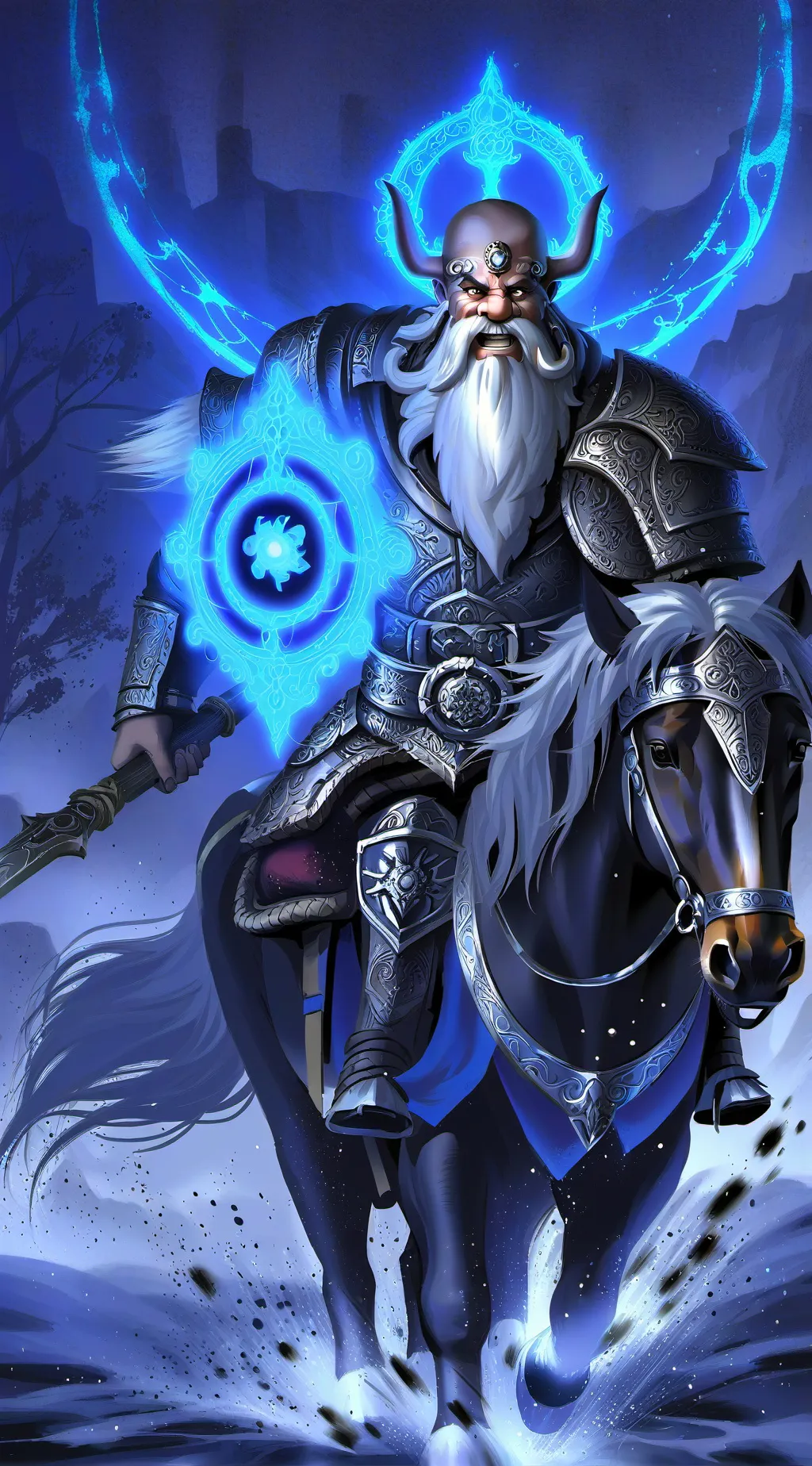 ai character: HornedKnight background