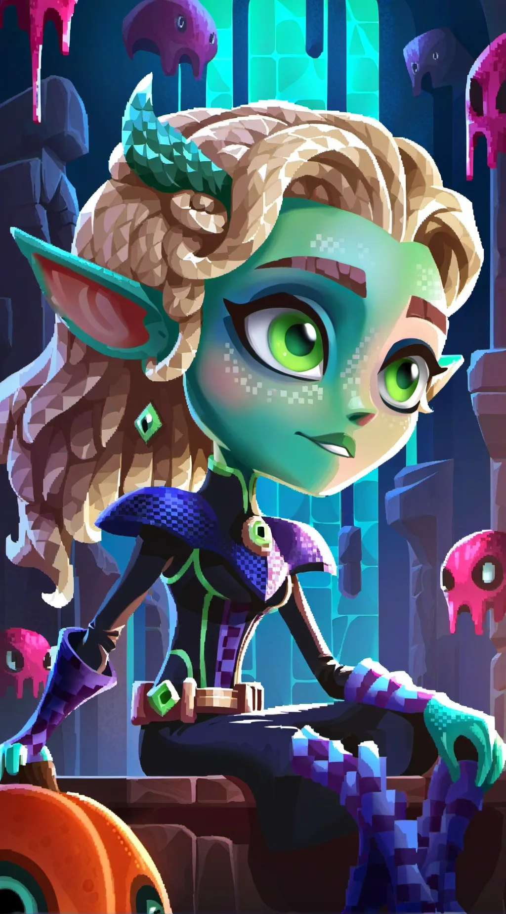 ai character: zuri background