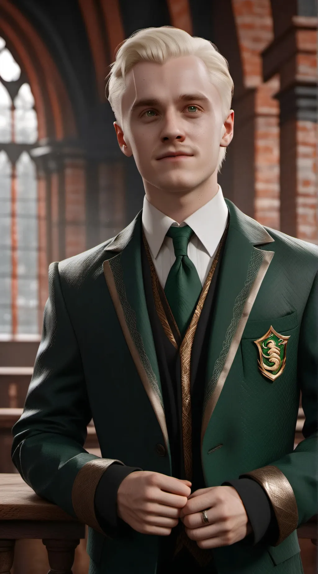 ai character: Draco malfoy  background
