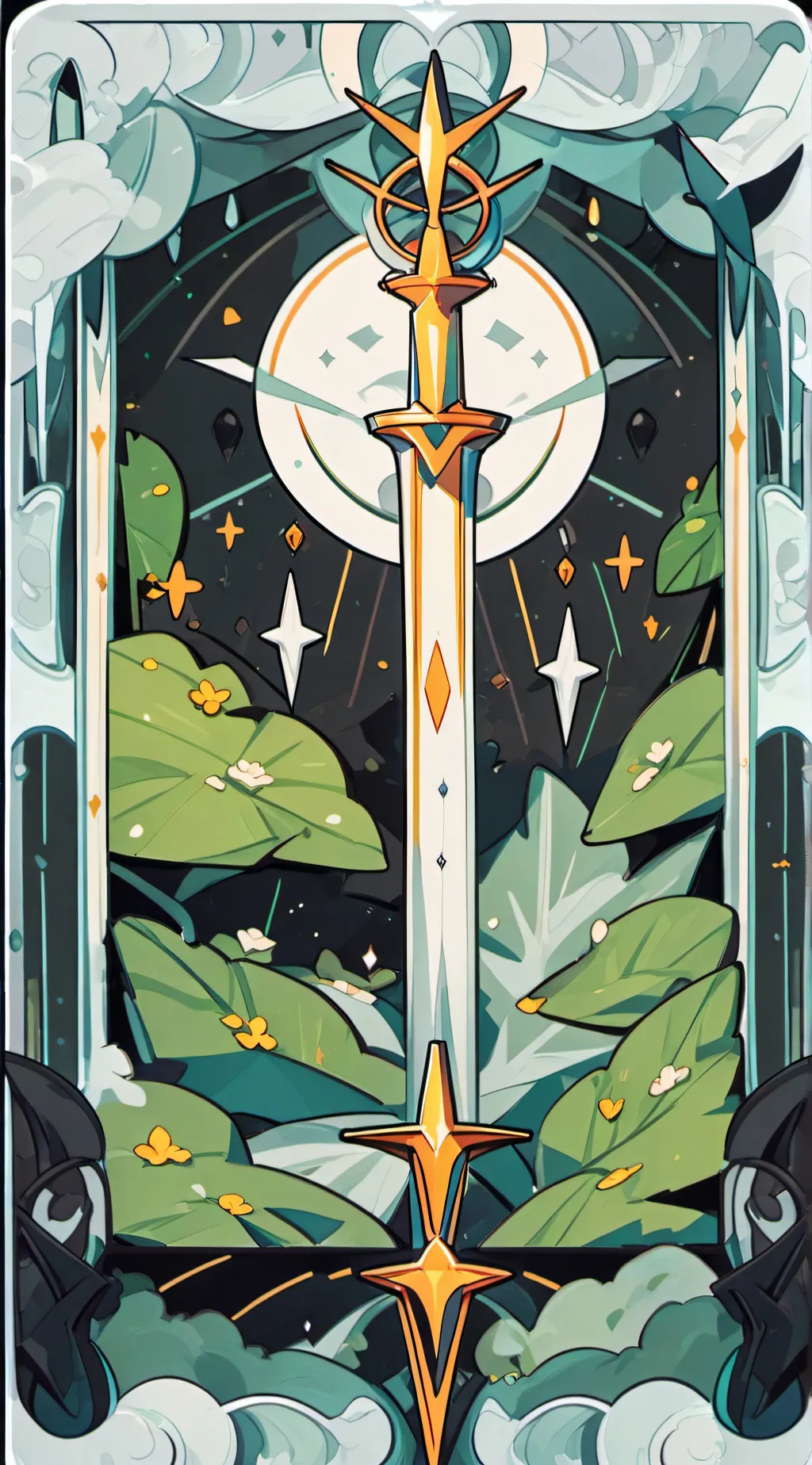 ai character: Leafa background