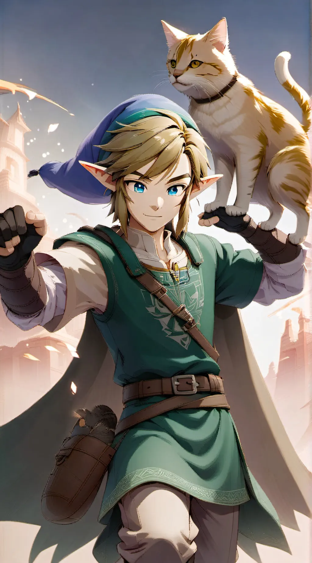 ai character: Link(twilight) background