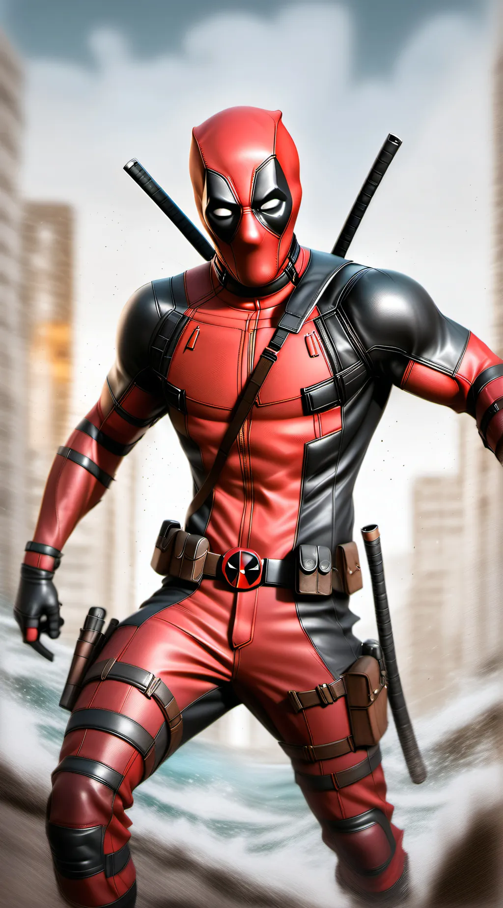 ai character: Deadpool background