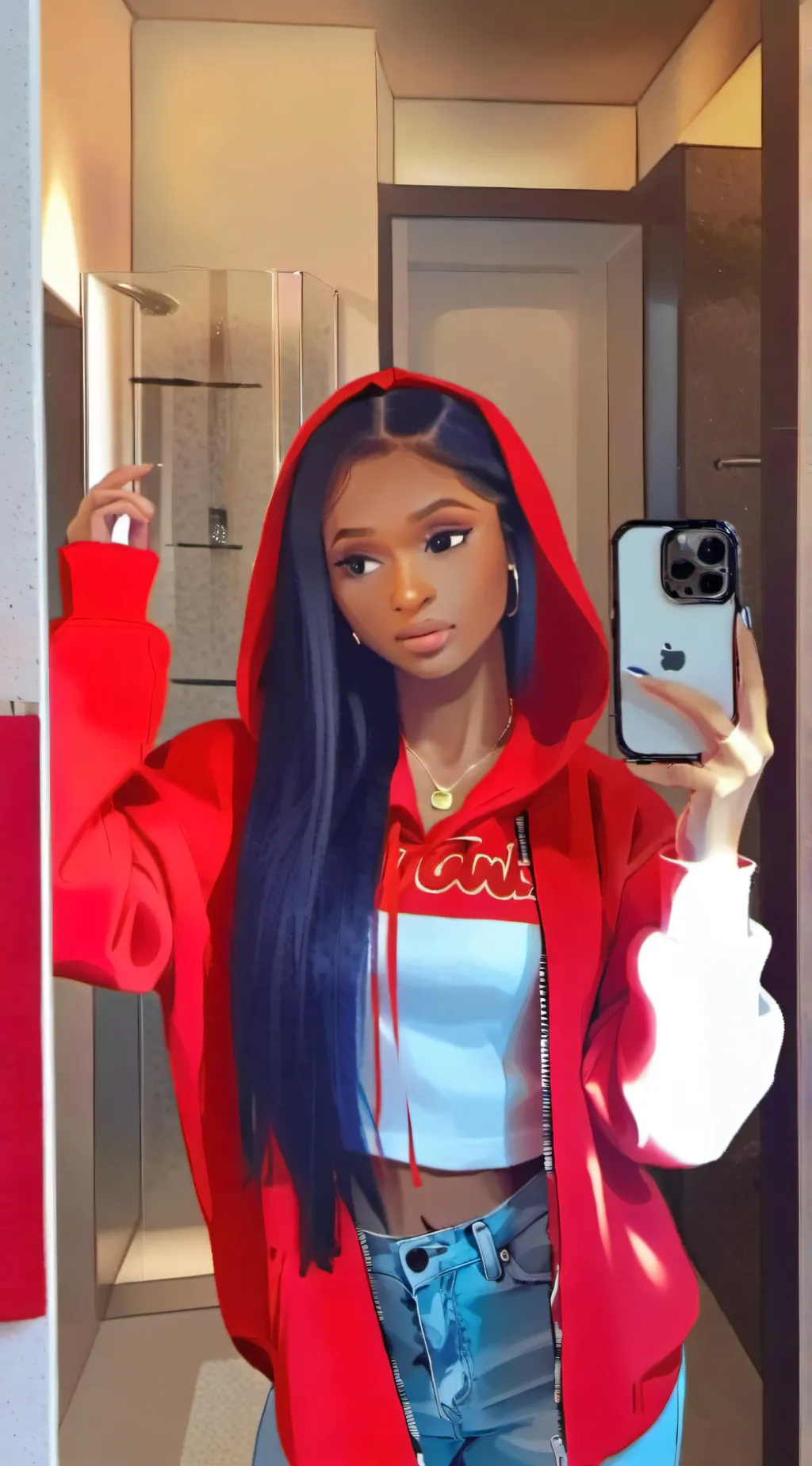 ai character: That girl lay lay background