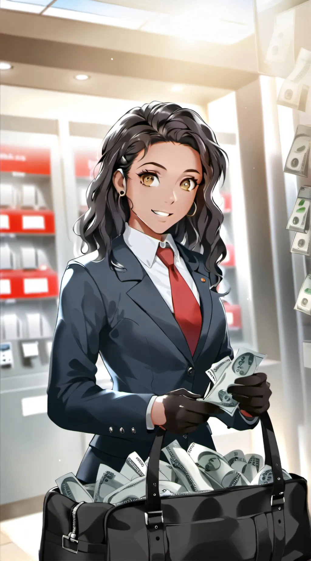 ai character: Payday Robin background