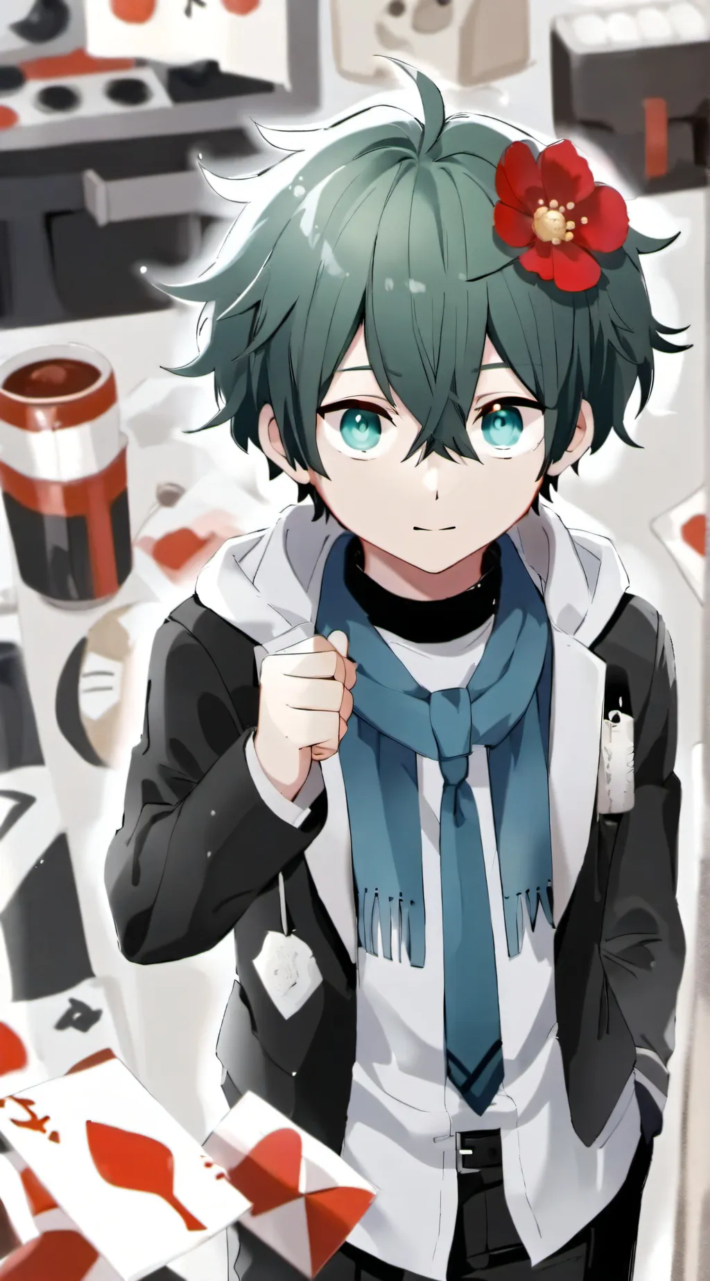 ai character: deku (bkdk) background