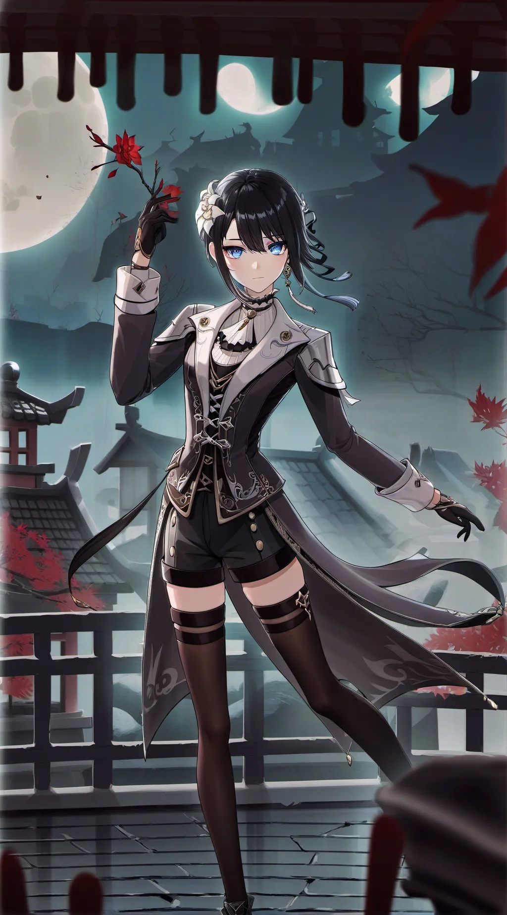 ai character: Sakura background