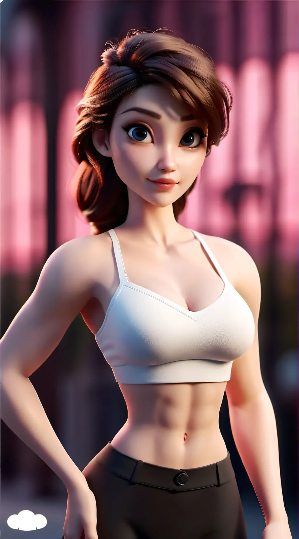 ai character: emily  background