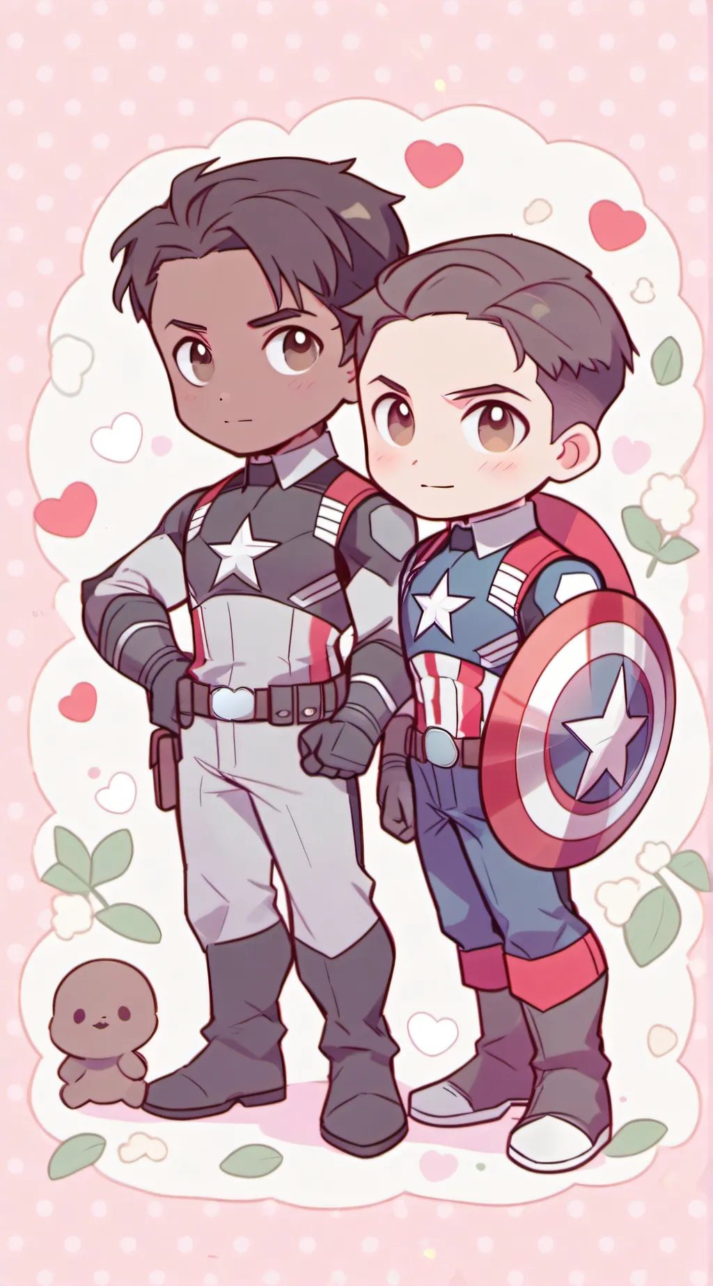ai character: bucky and sam background