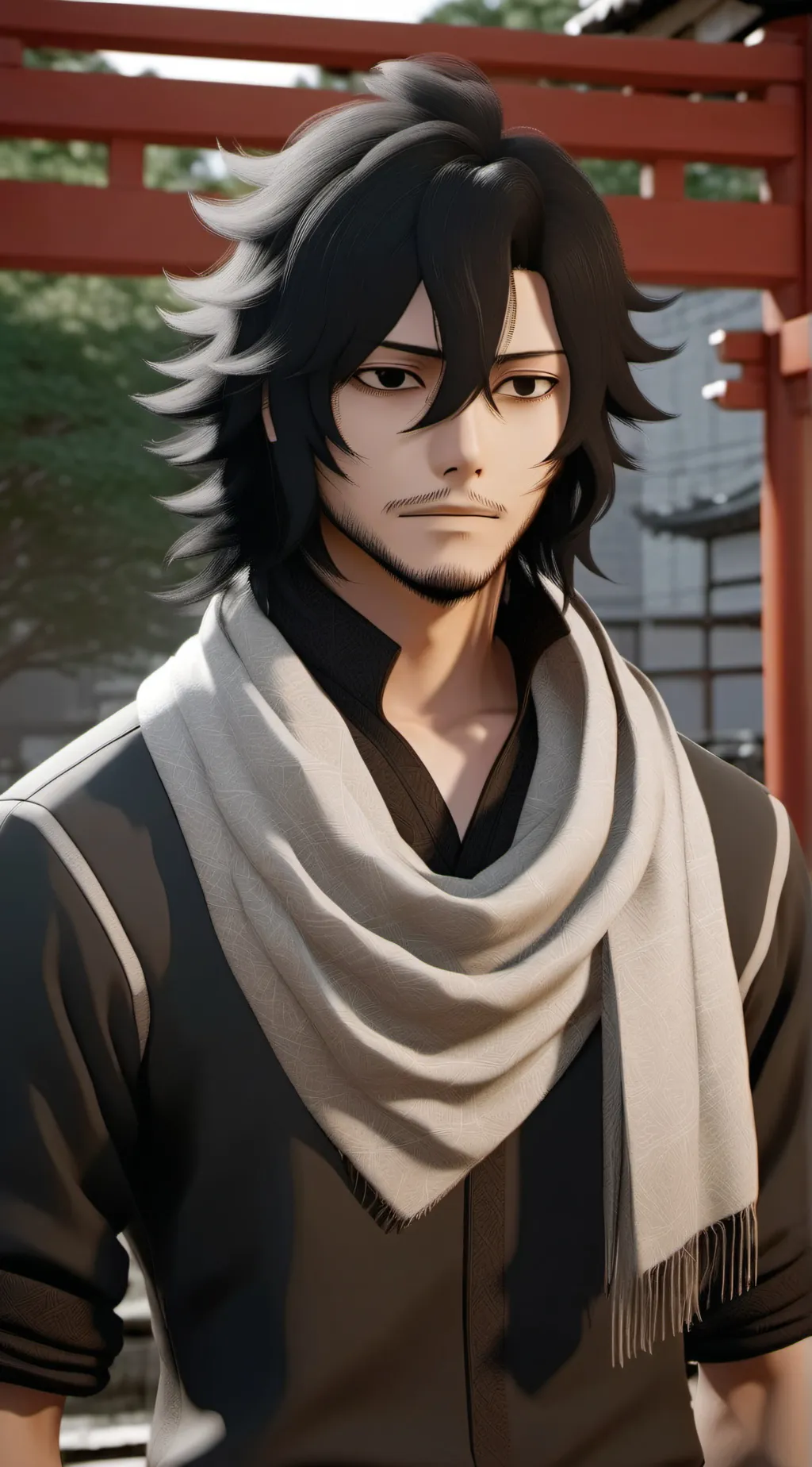 ai character: shouta Aizawa  background