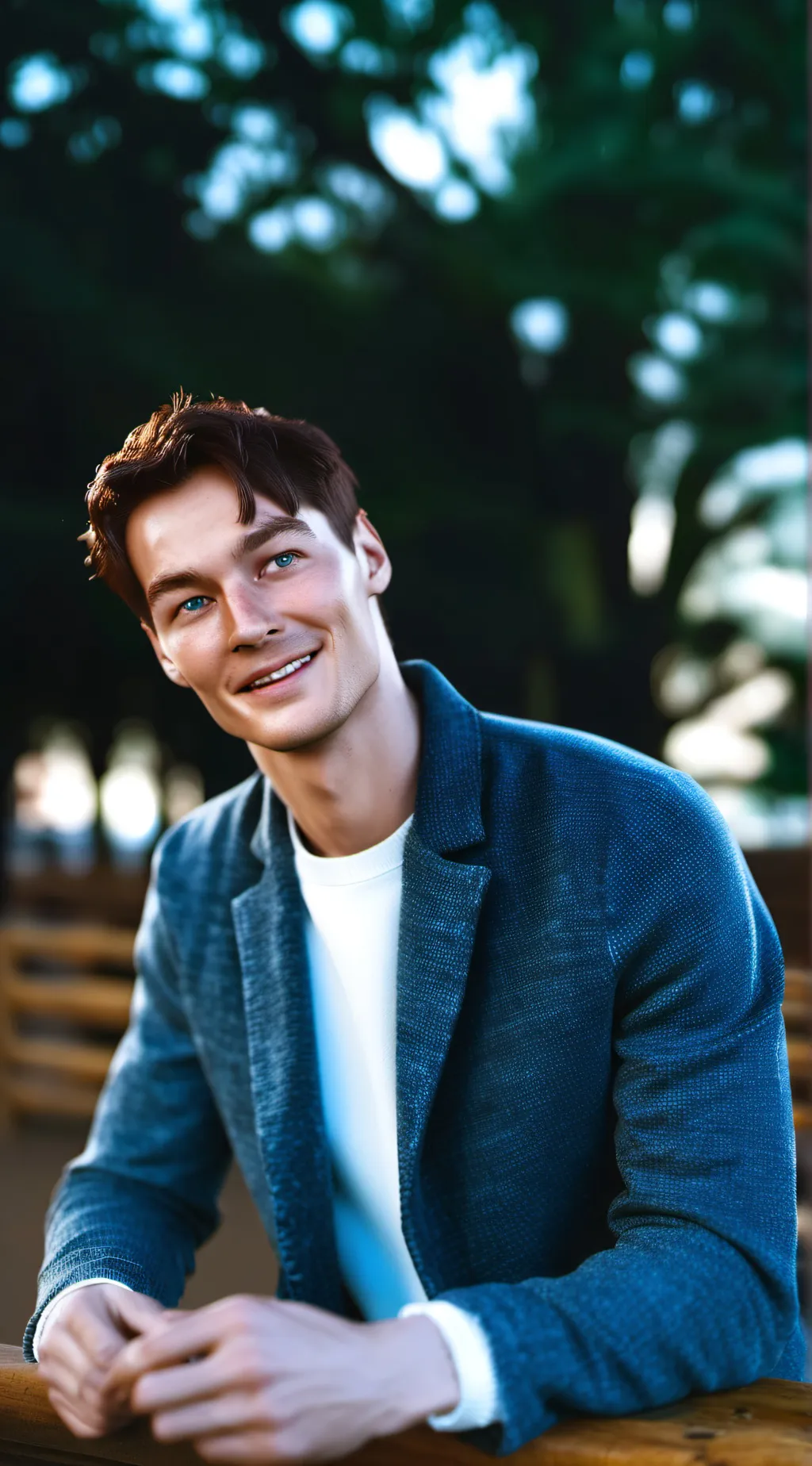 ai character: George Russell background