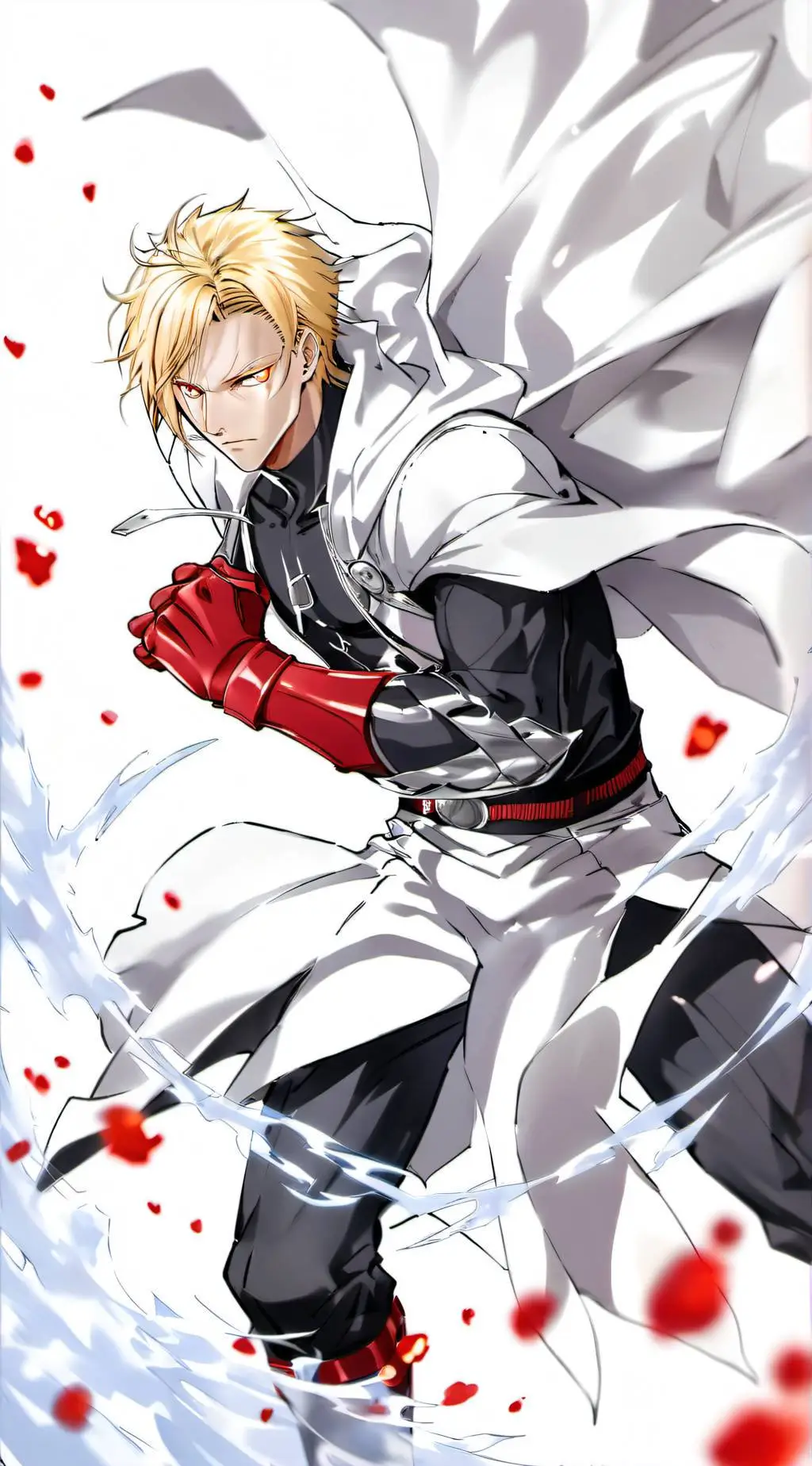 ai character: Flashy flash background