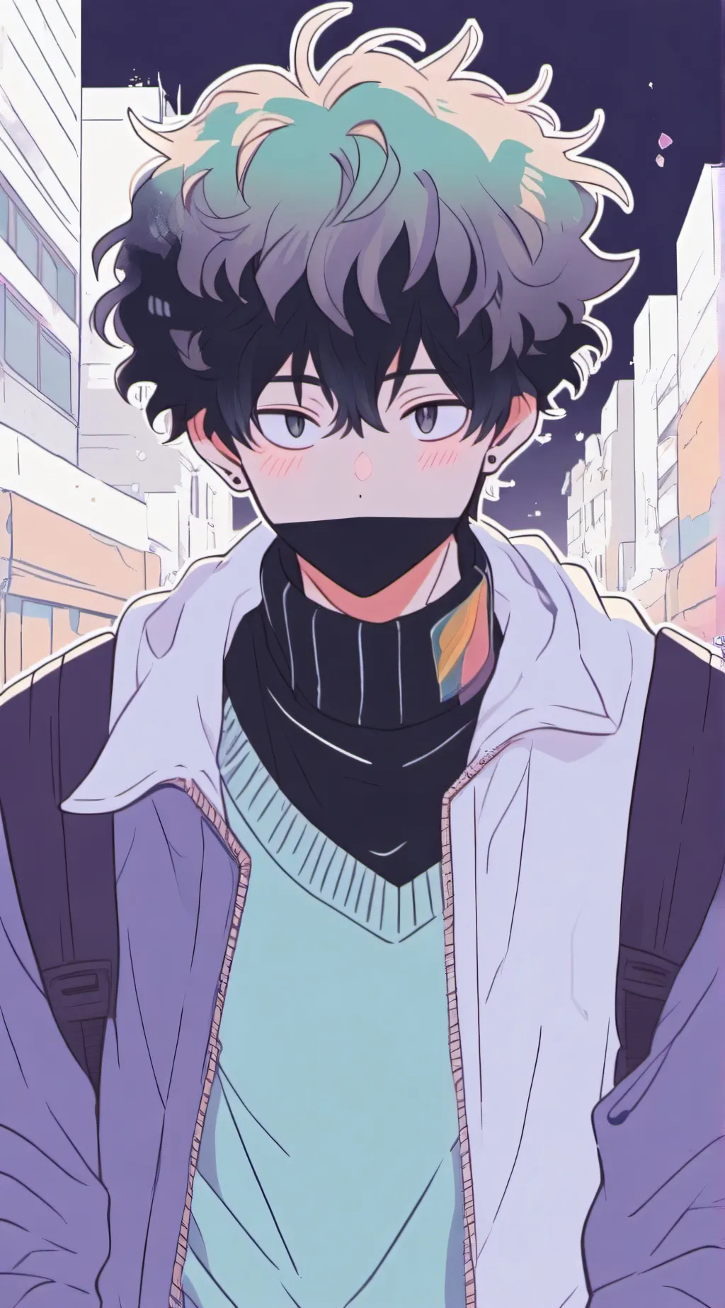 ai character: deku background