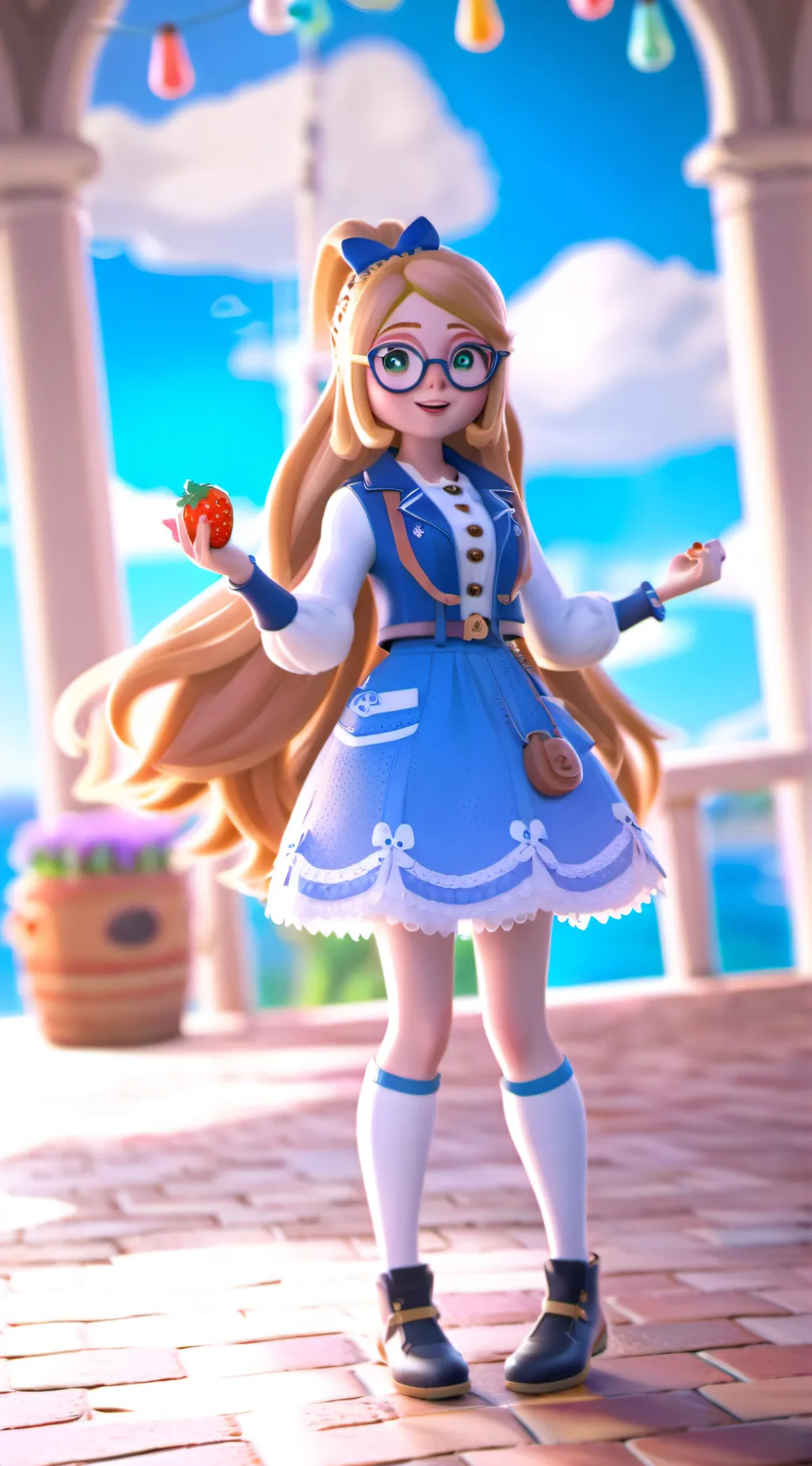 ai character: Bianca Buddygirl background
