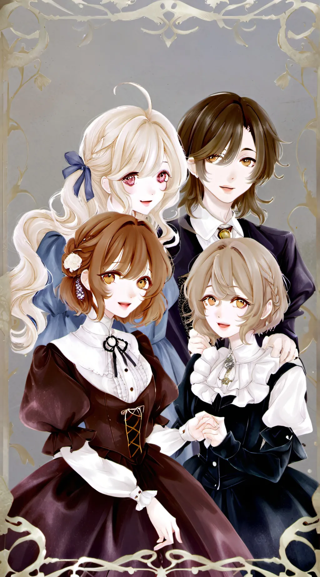 ai character: The heathers.  background