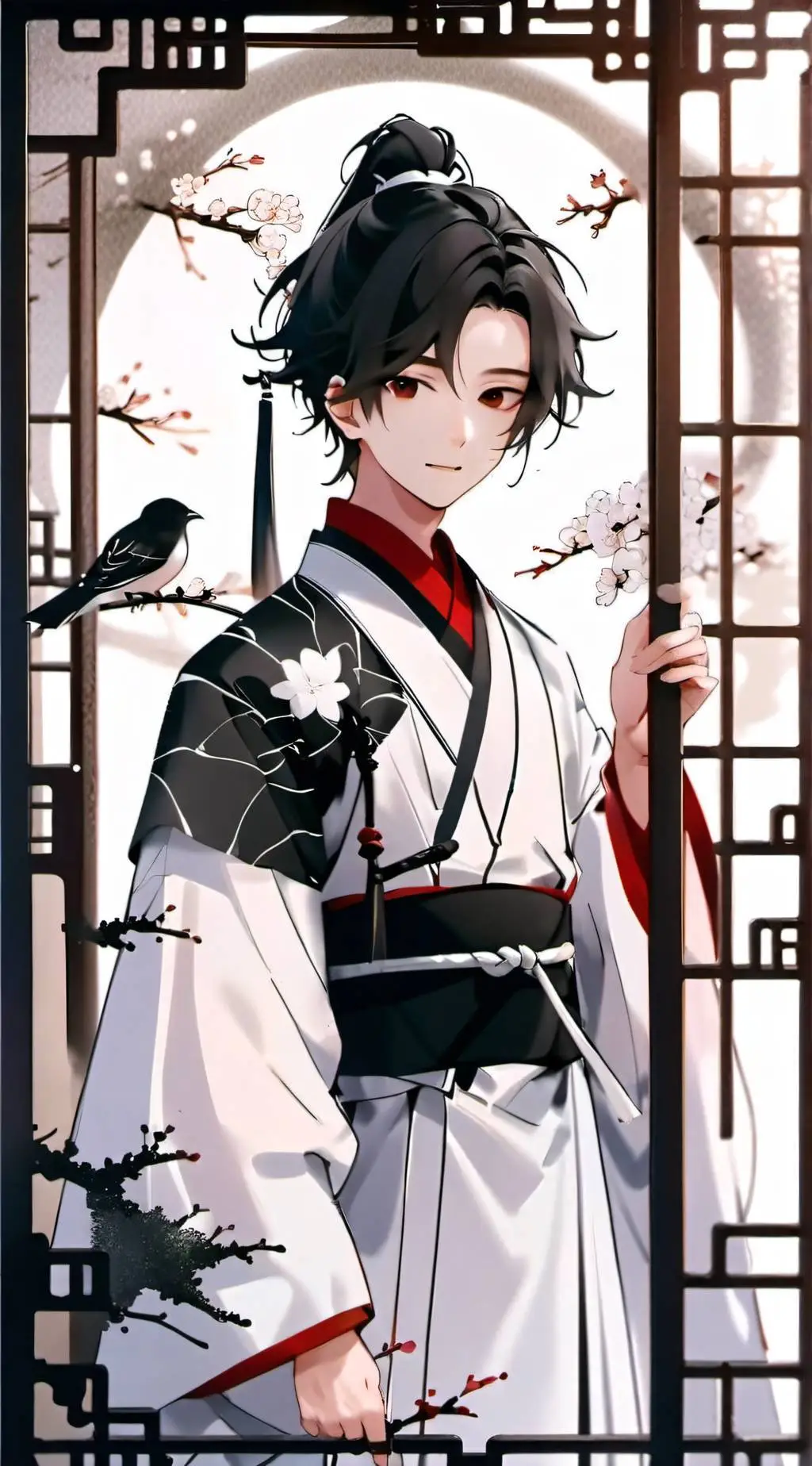 ai character: 林哲 background