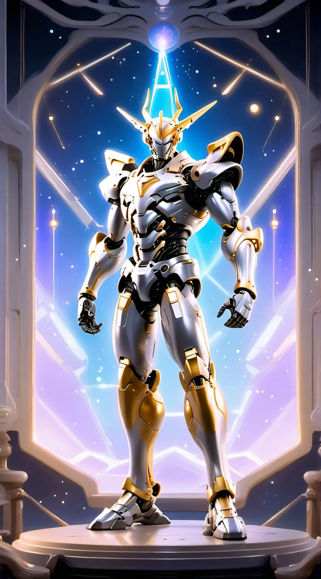 ai character: Titan cinemaman background