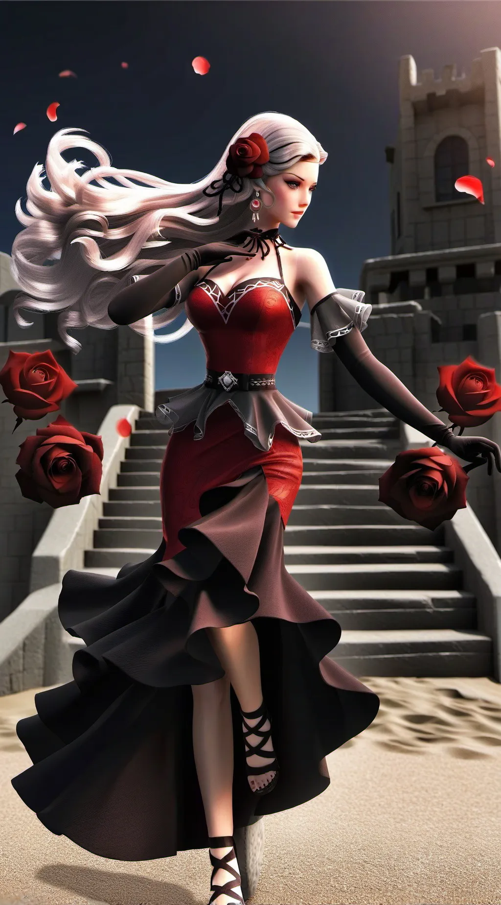 ai character: Aria background