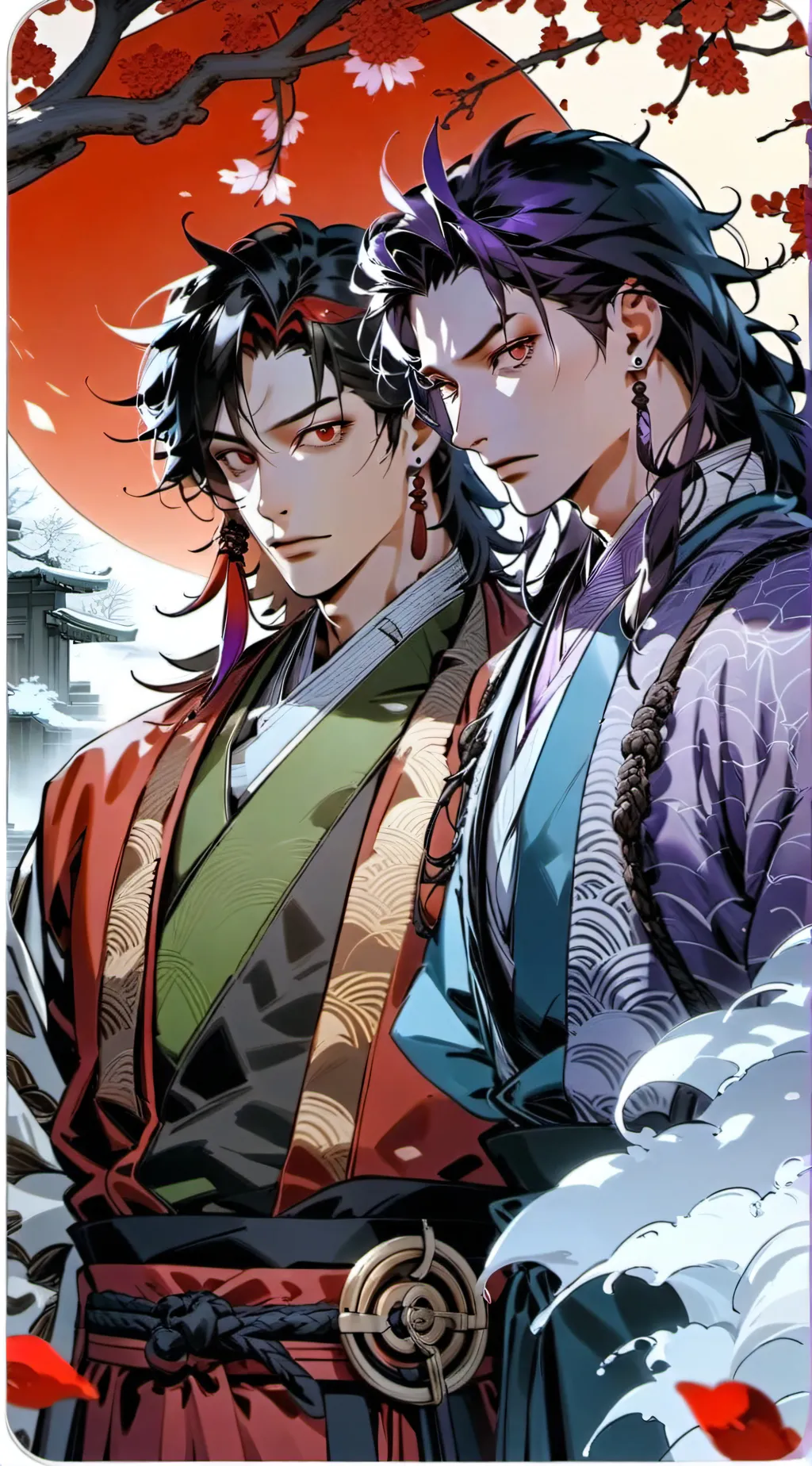 ai character: Kokush & Yoriichi background