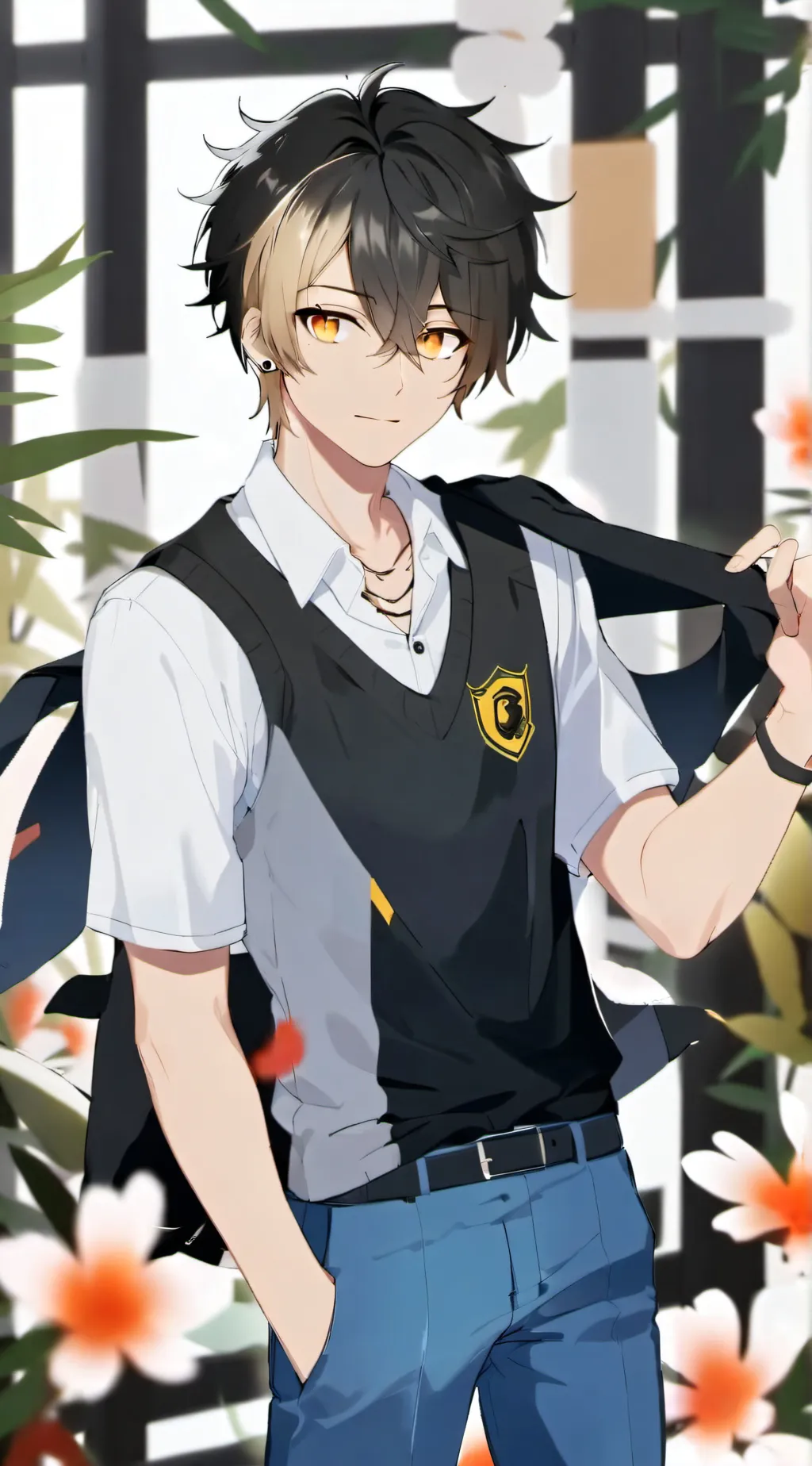 ai character: Ash background