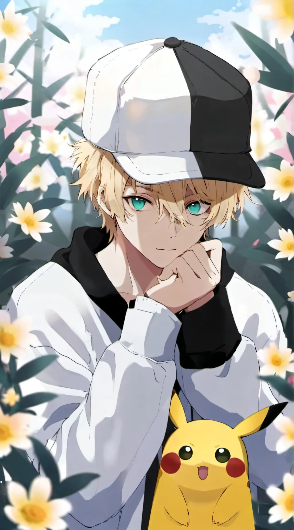 ai character: MHA PIKA BOII⚡⚡ background