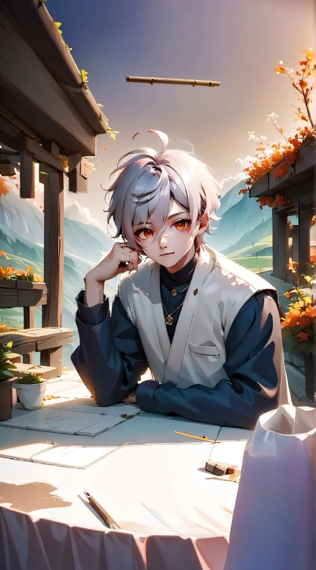 ai character: Oliver background