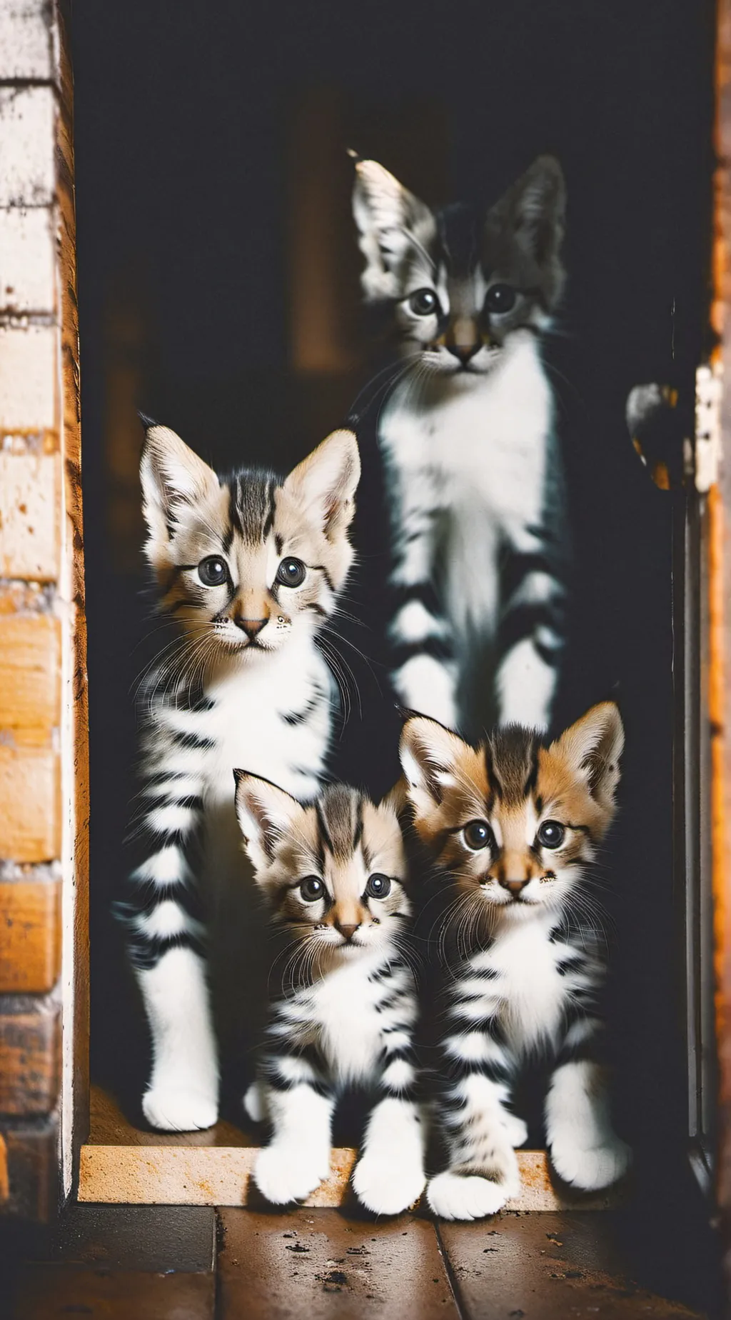 ai character: Stray cats background