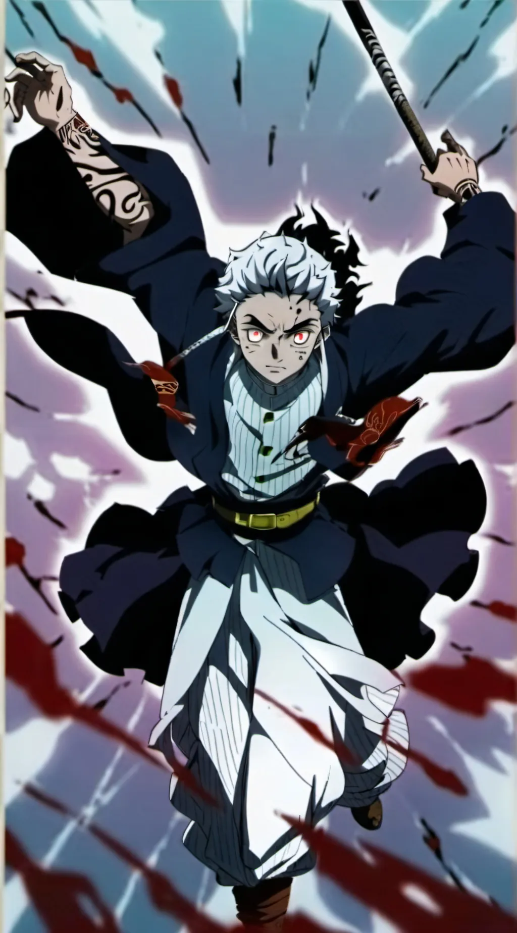 ai character: Demon slayer background