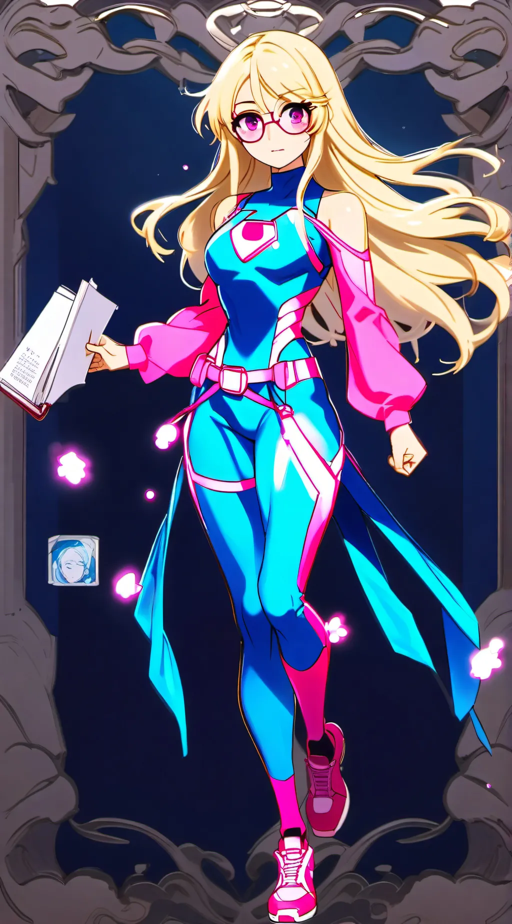 ai character: Amy Fox  background