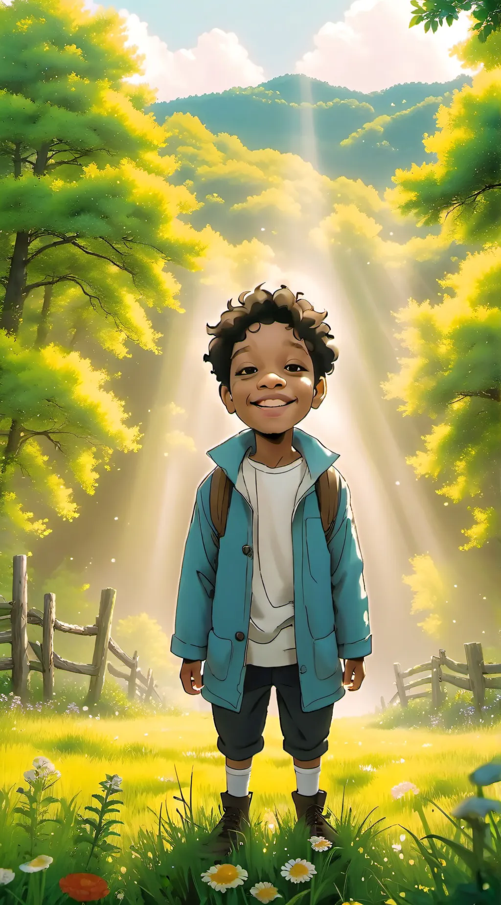 ai character: Justin background
