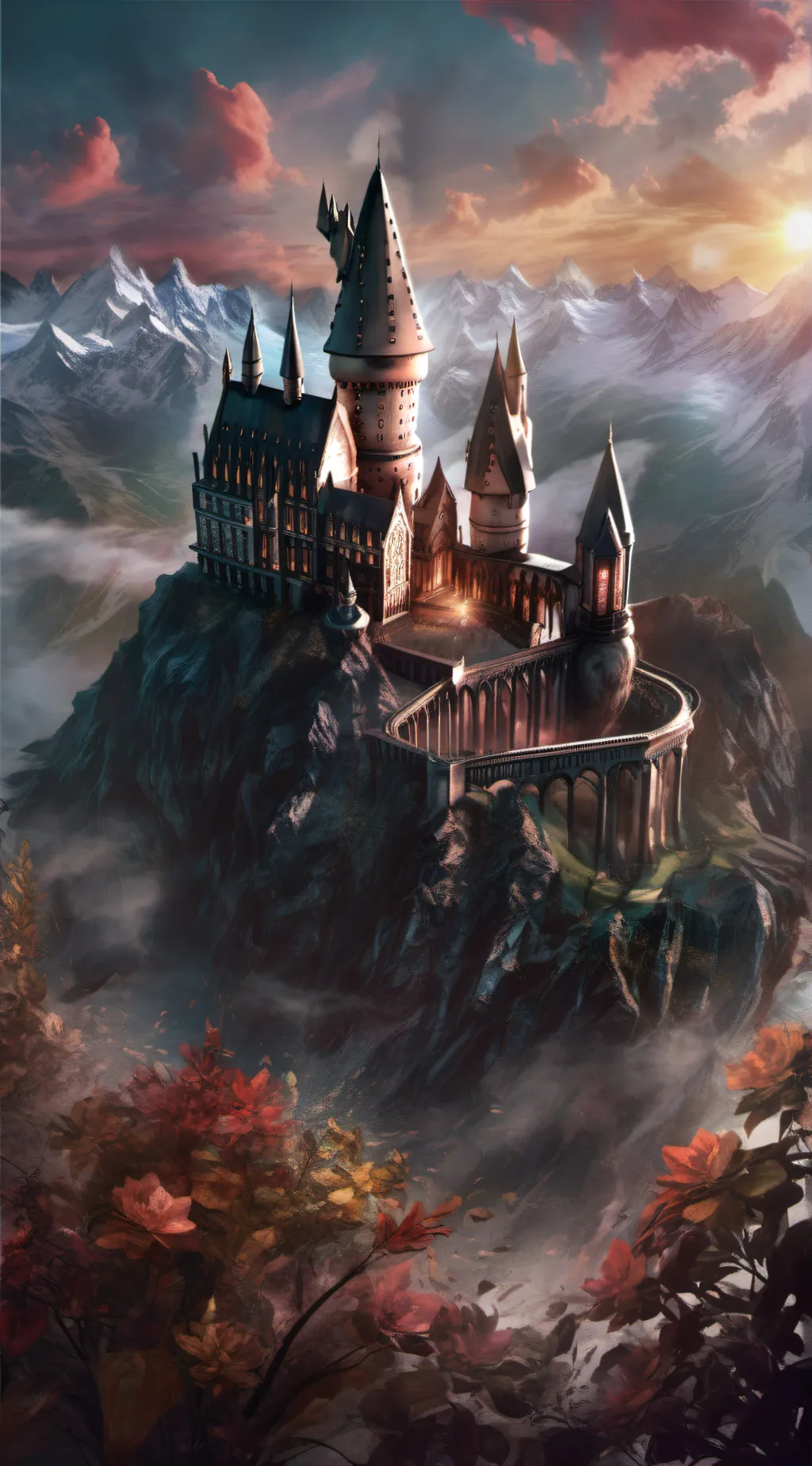 ai character: Hogwarts background