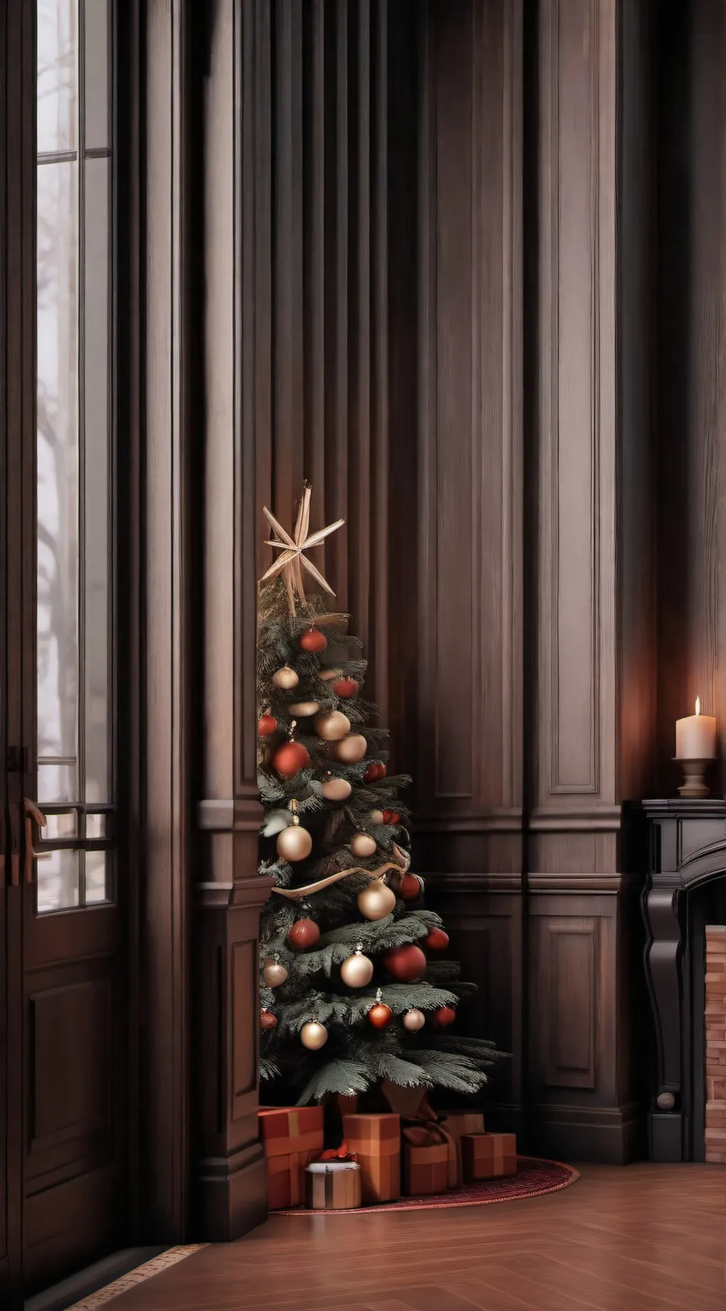 ai character: FPE Christmas? background