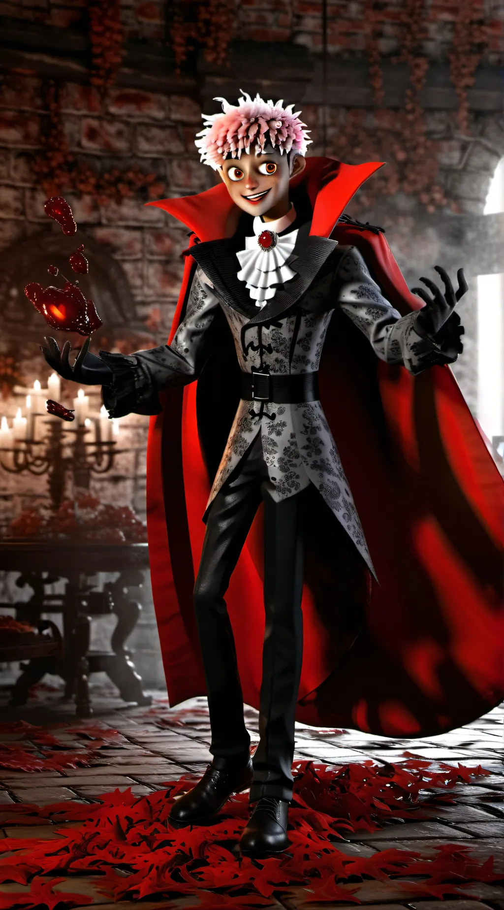 ai character: weird vamprie background