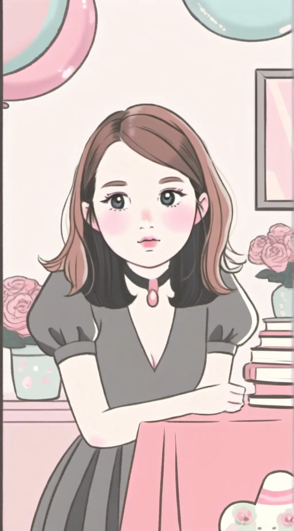 ai character: bestie background