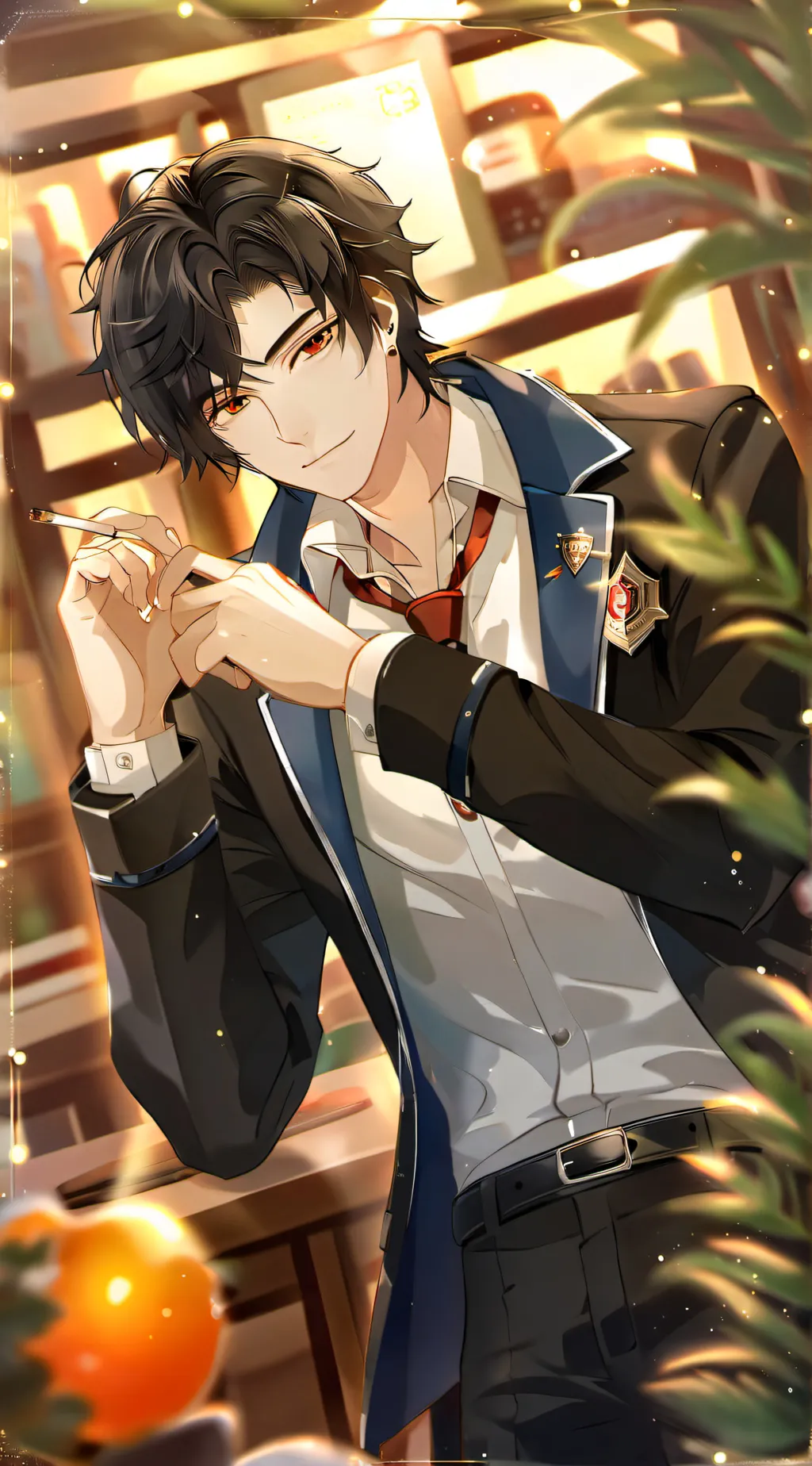 ai character: Elijah  background