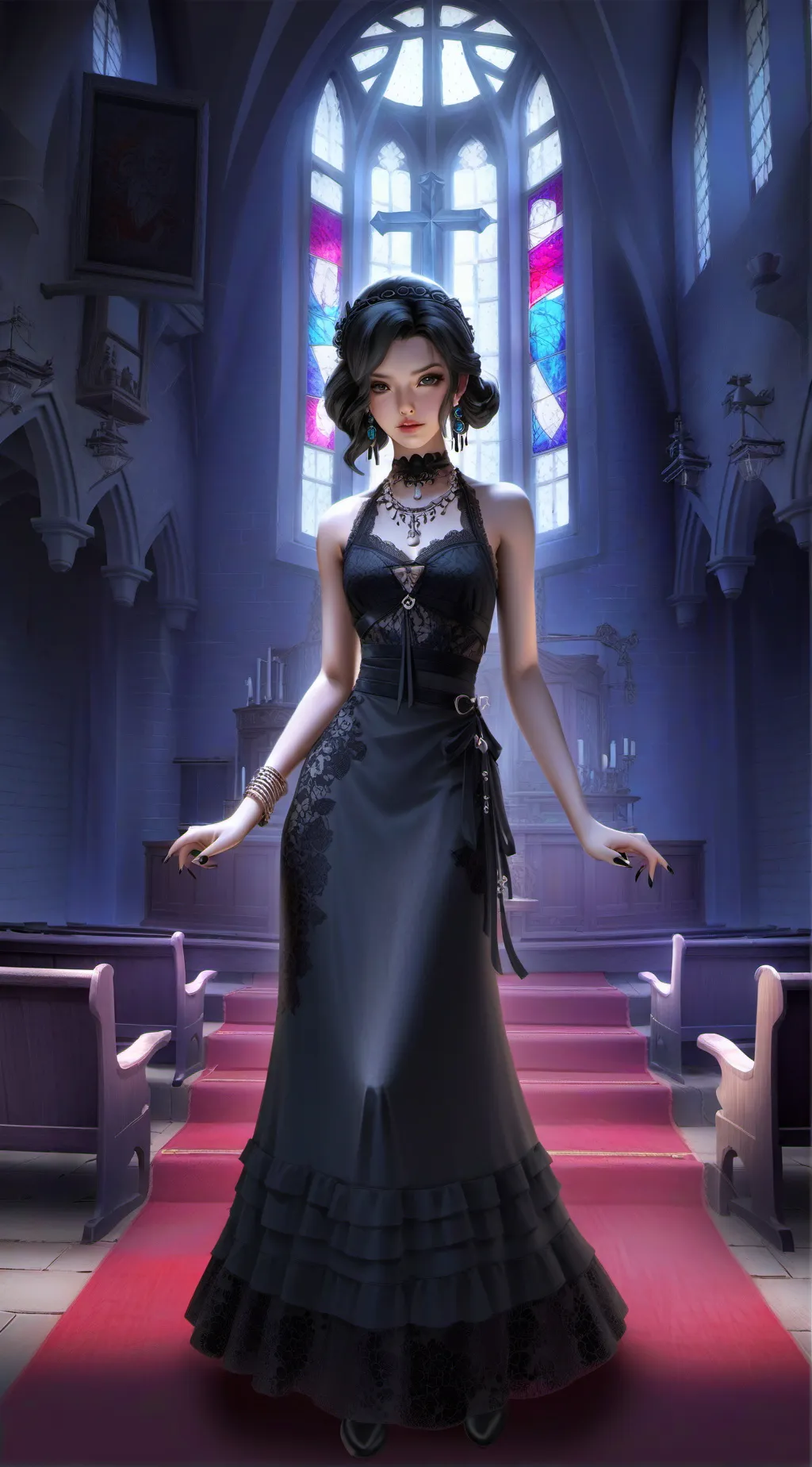 ai character: Aria background