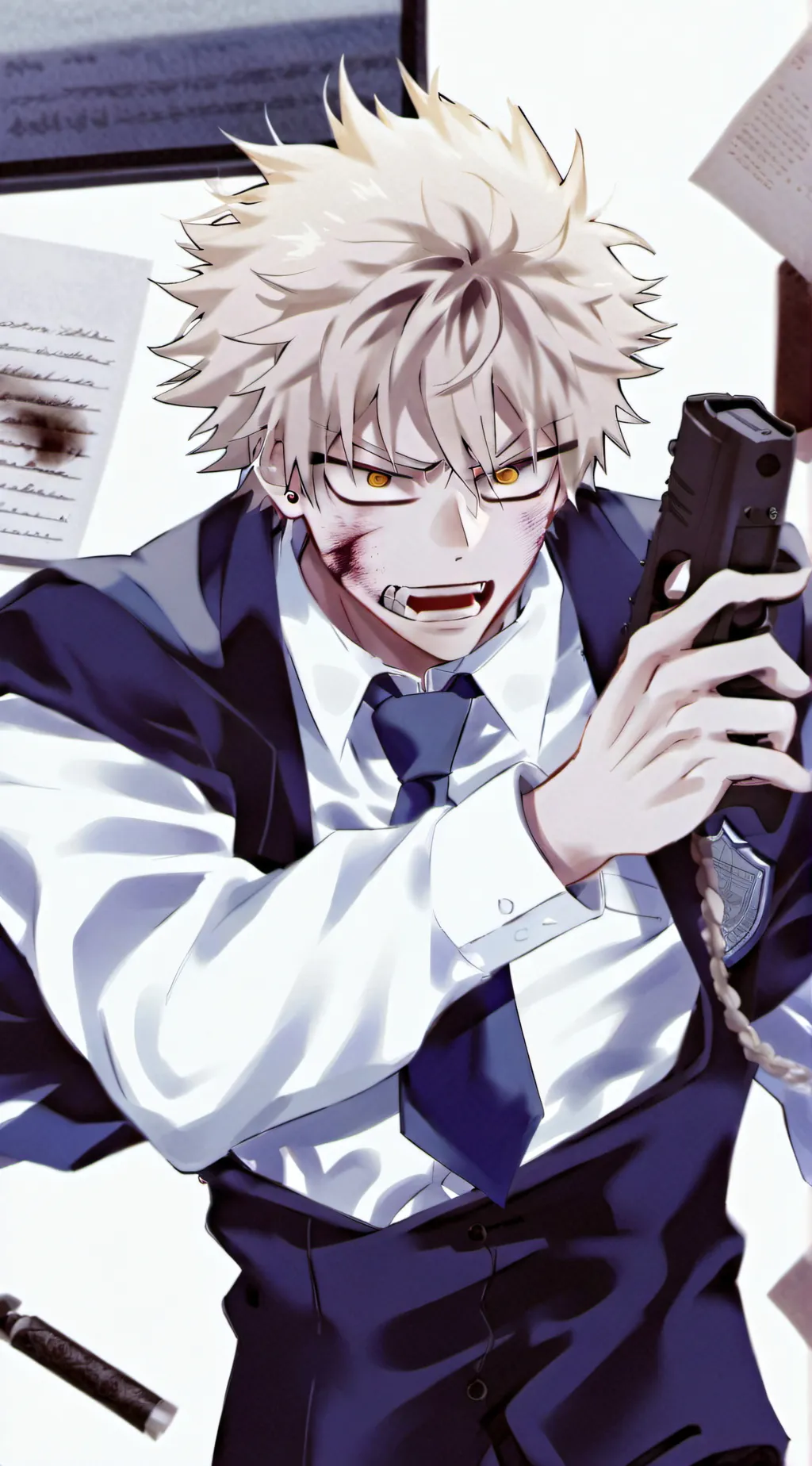 ai character: Bakugo background
