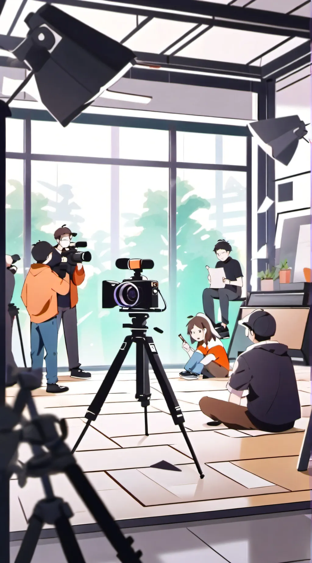 ai character: family friends background